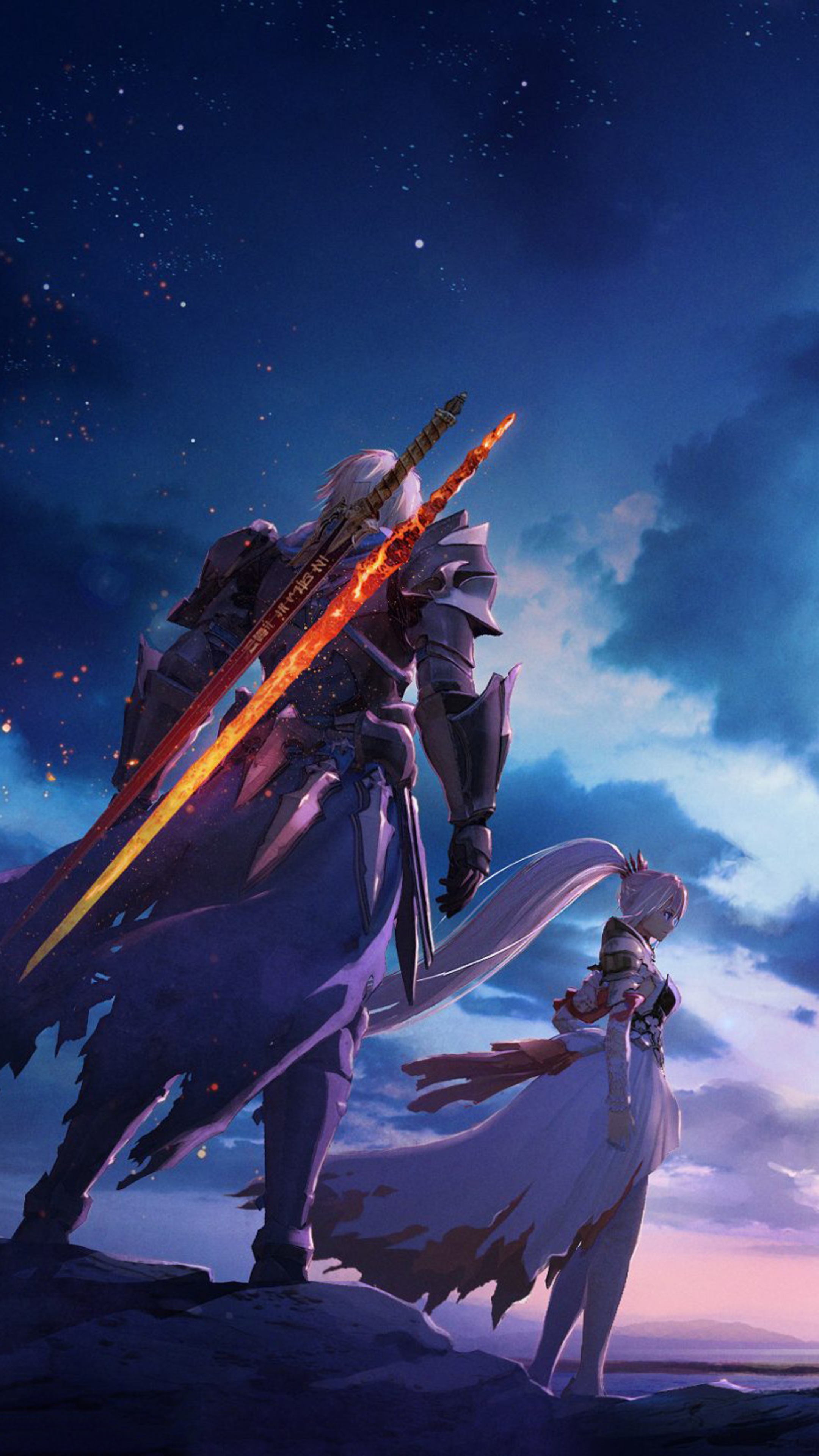 Alphen and Shionne from Tales of Arise HD Phone Wallpaper