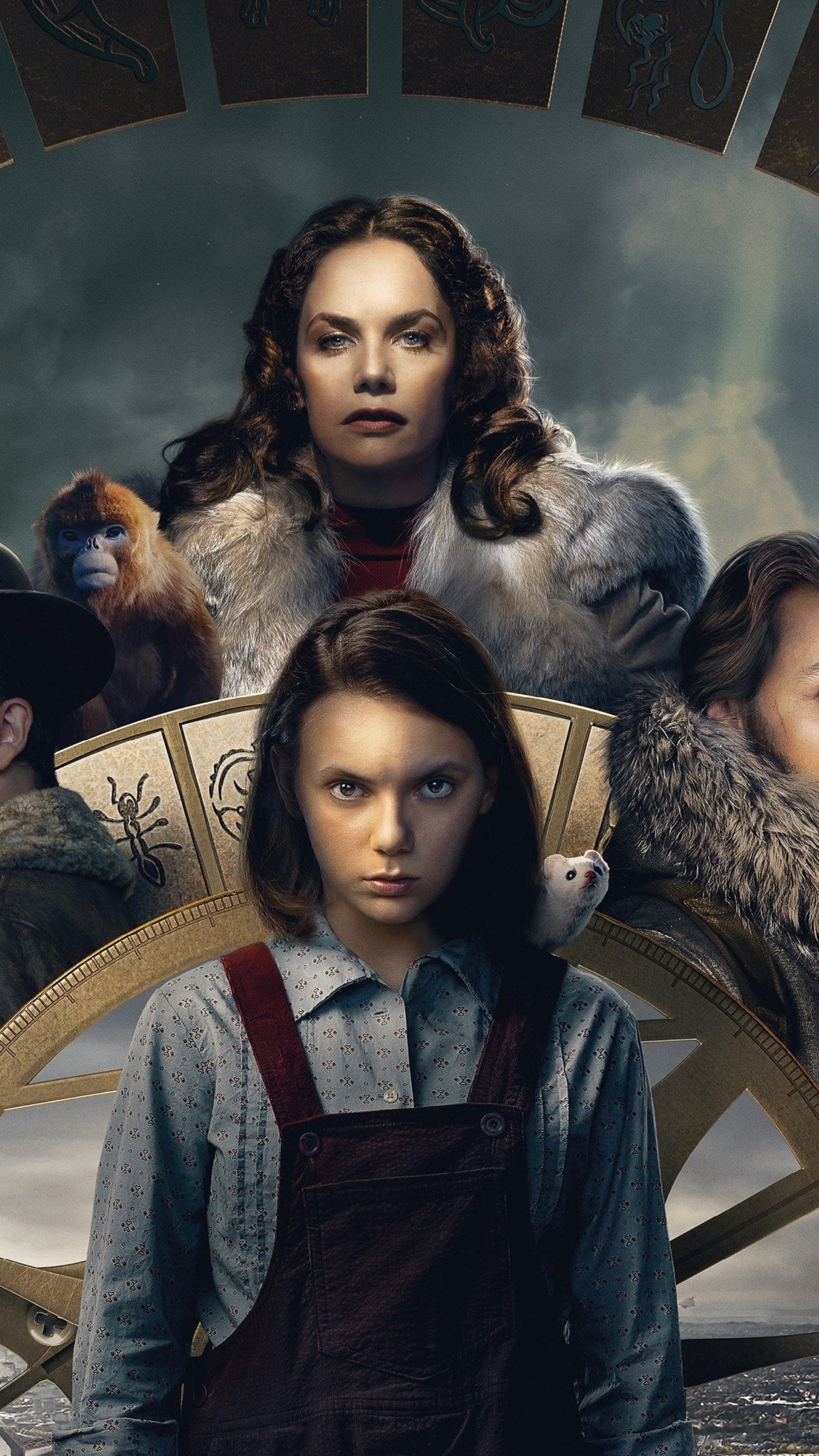 Lyra Belacqua and Mrs. Coulter from His Dark Materials 4K HD Phone Wallpaper