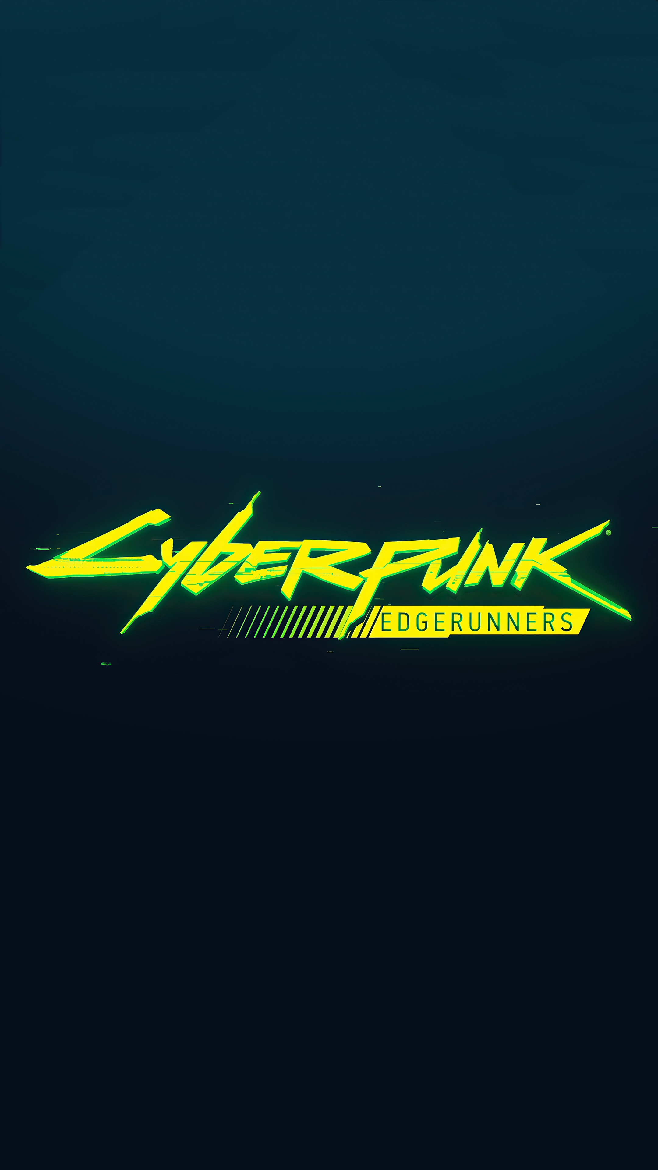 Cyberpunk Edgerunners Logo 4K HD Phone Wallpaper