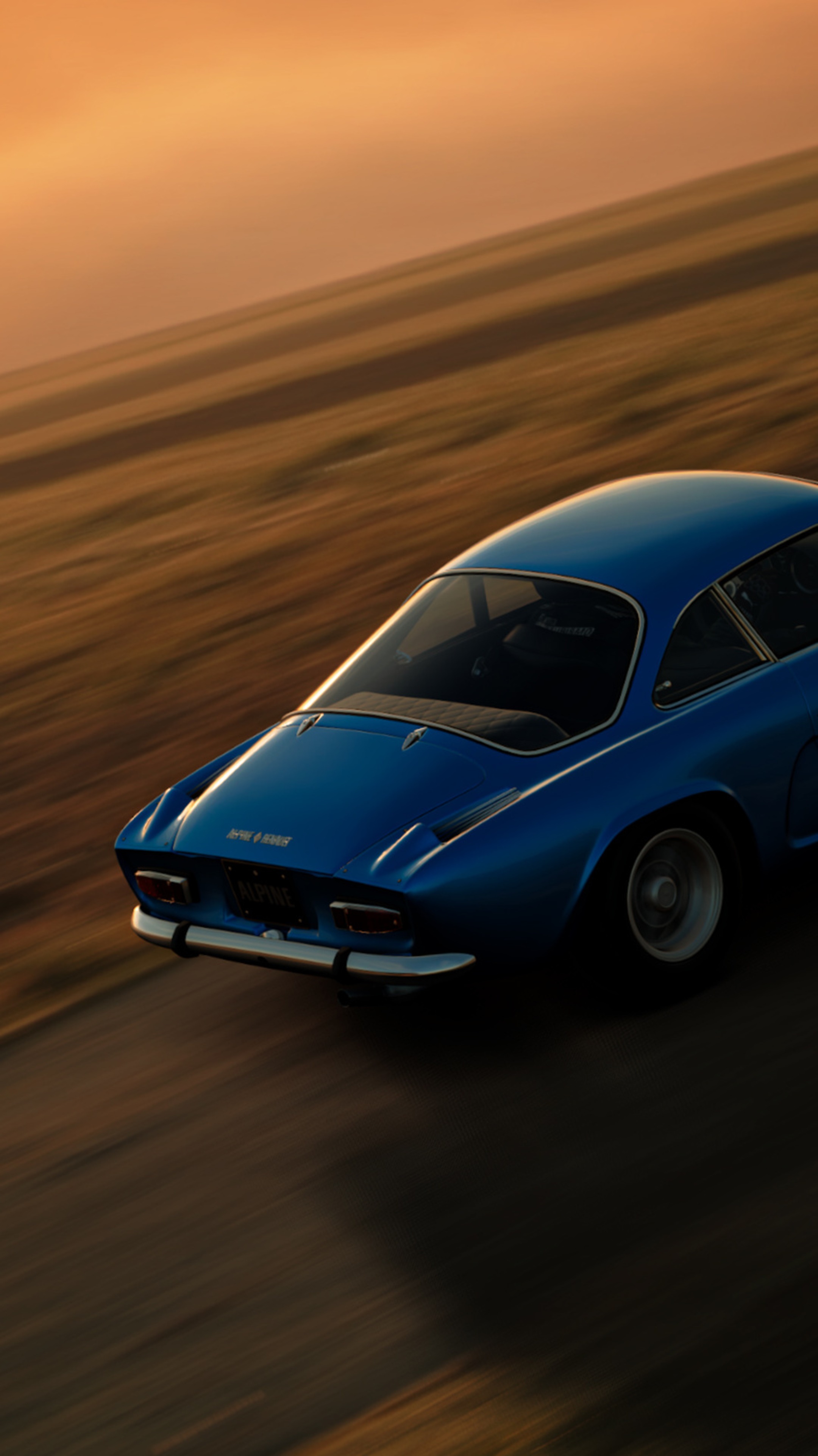 Blue Alpine A110 1600S in Gran Turismo Sport 4K HD Phone Wallpaper