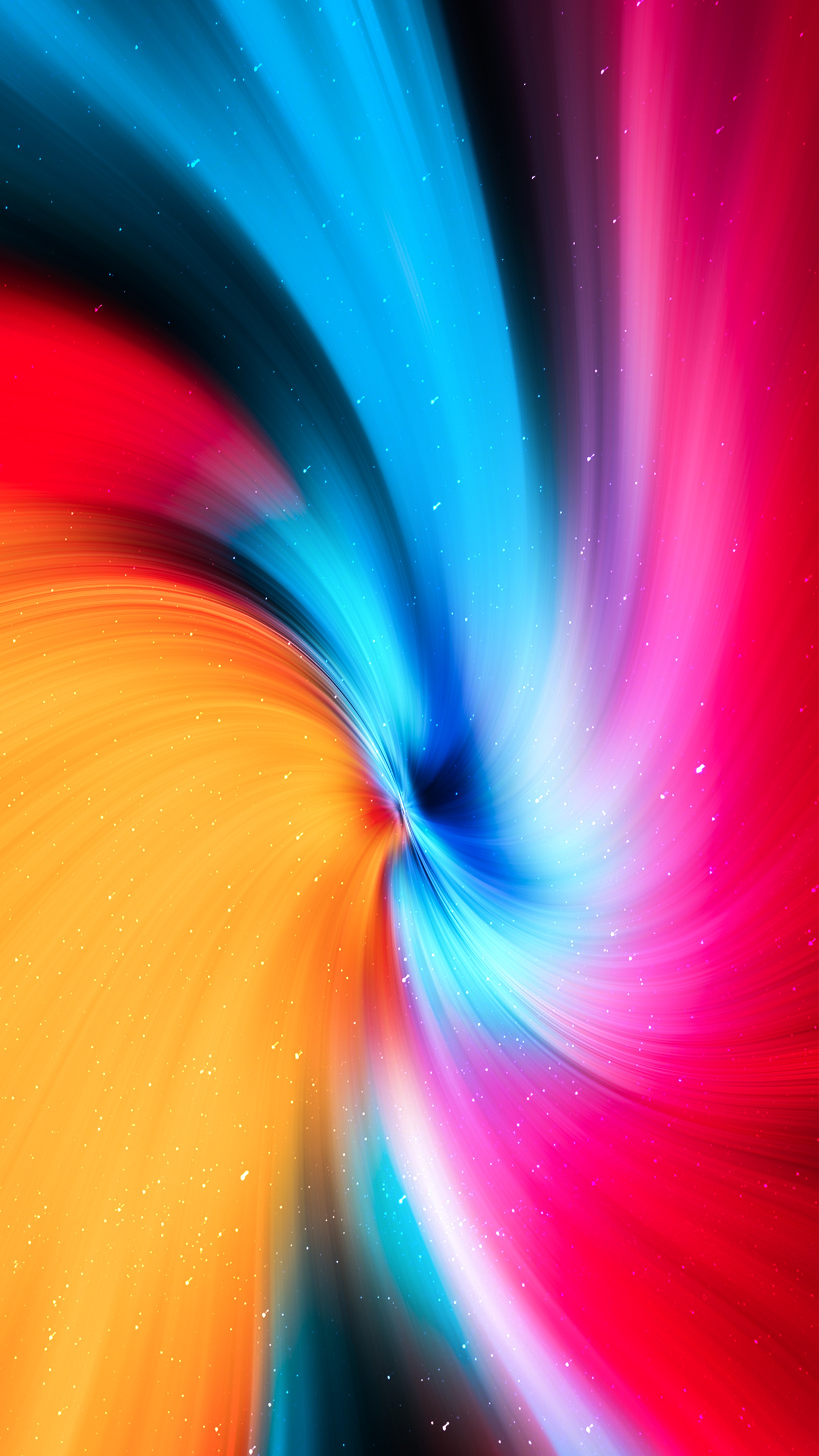 Abstract colorful vortex 4K HD Phone Wallpaper