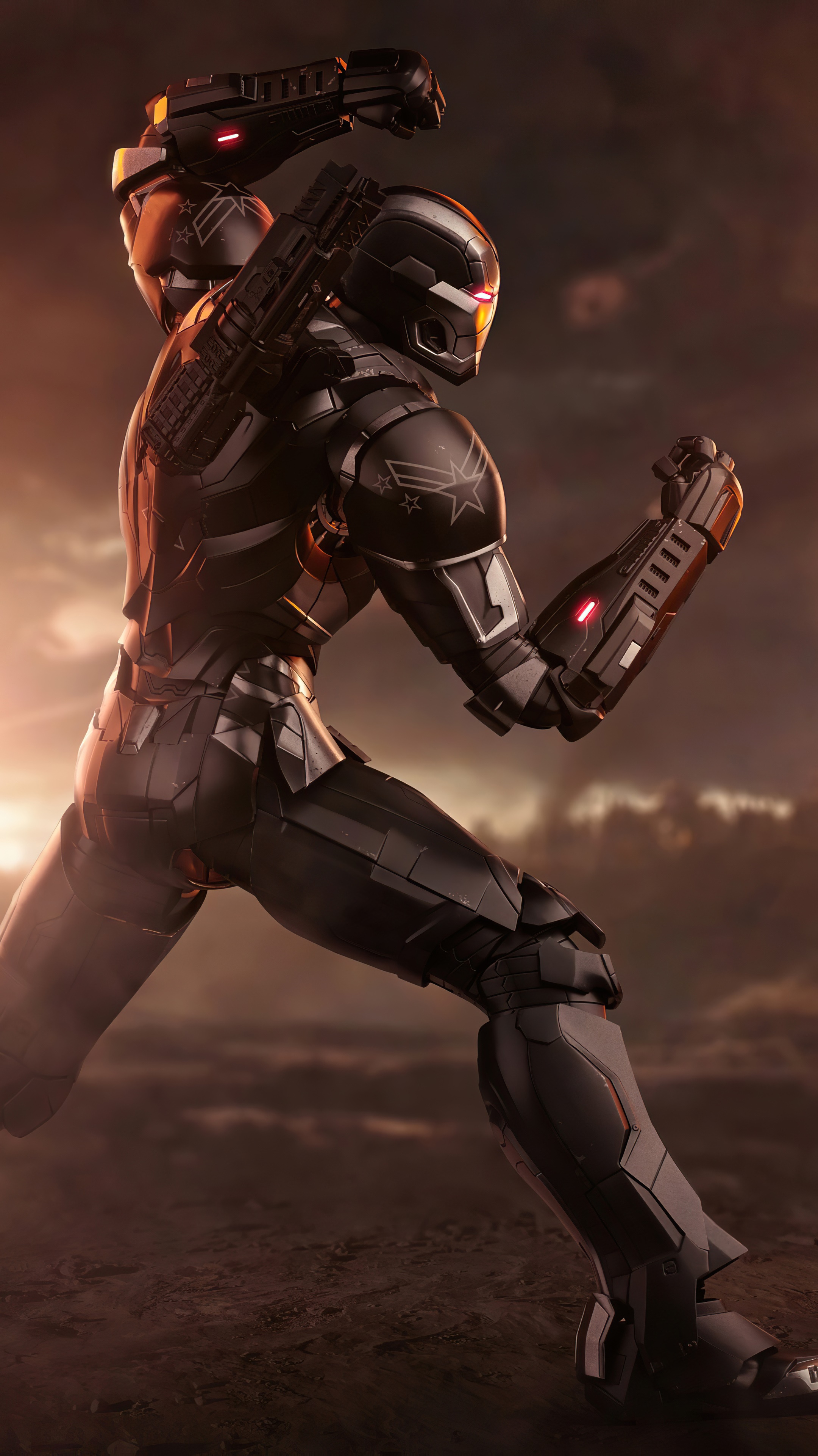 War Machine artwork 4K HD Phone Wallpaper