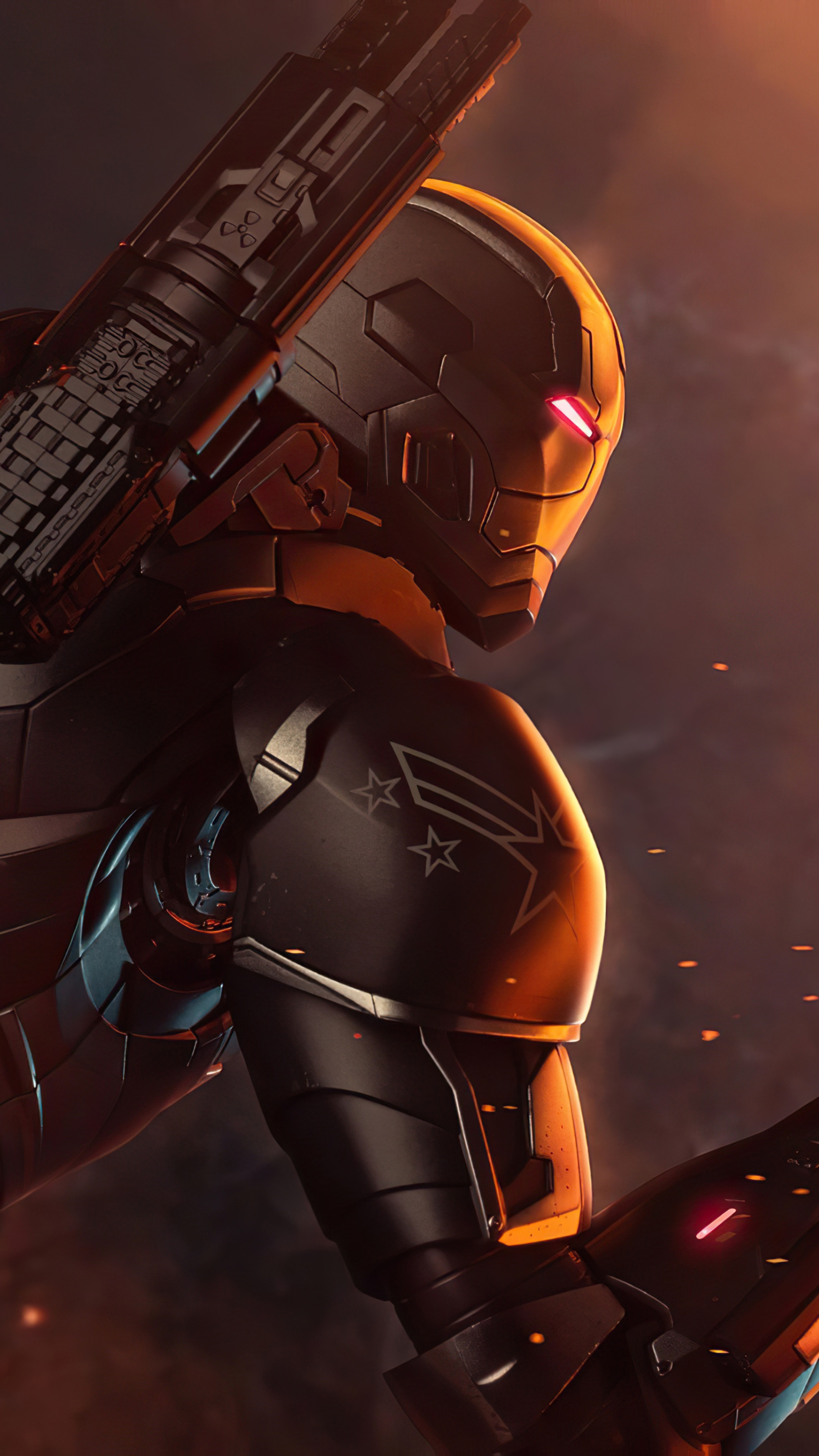 War Machine artwork 4K HD Phone Wallpaper
