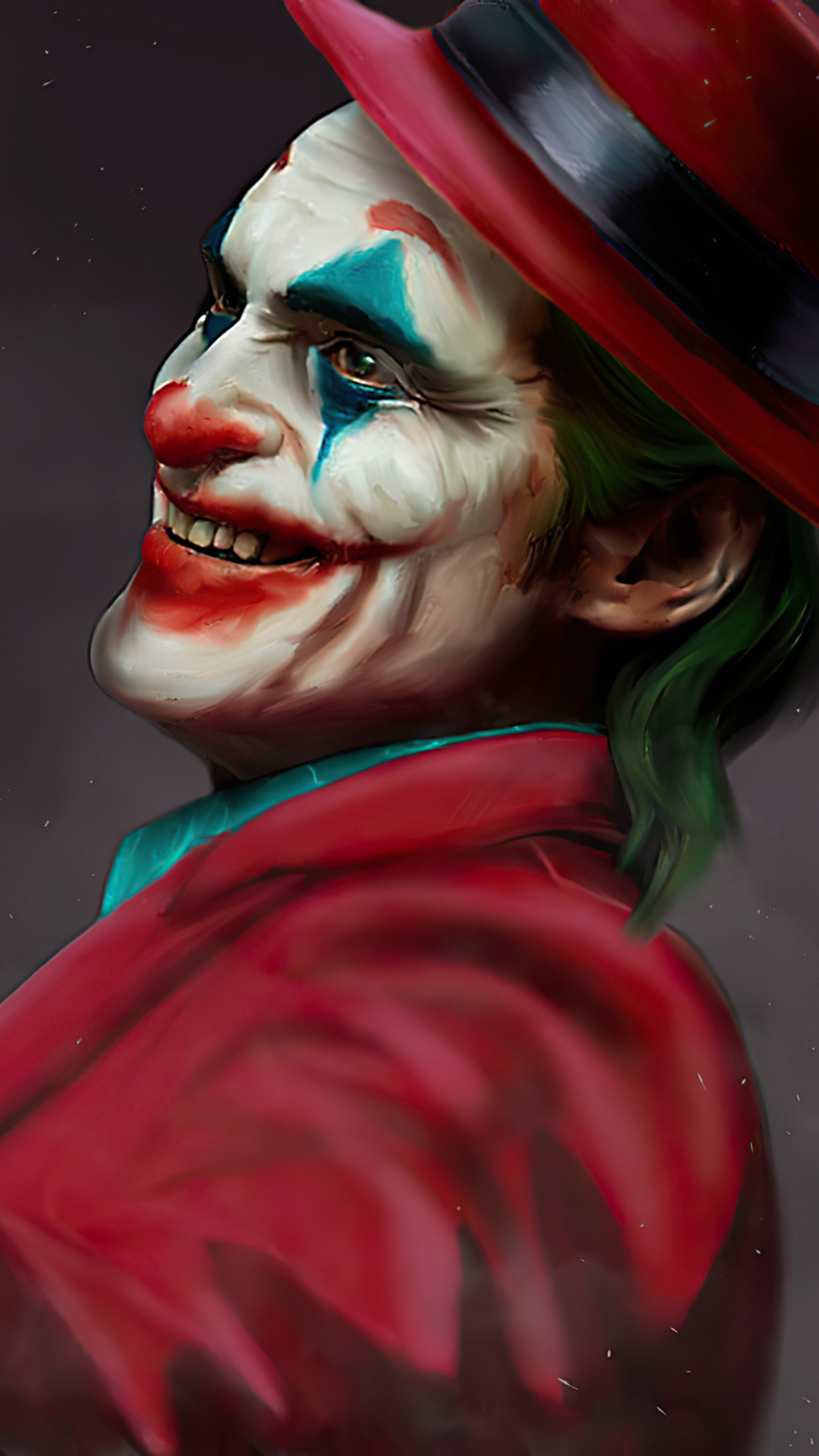 Artwork of the Joker from DC Comics HD Phone Wallpaper