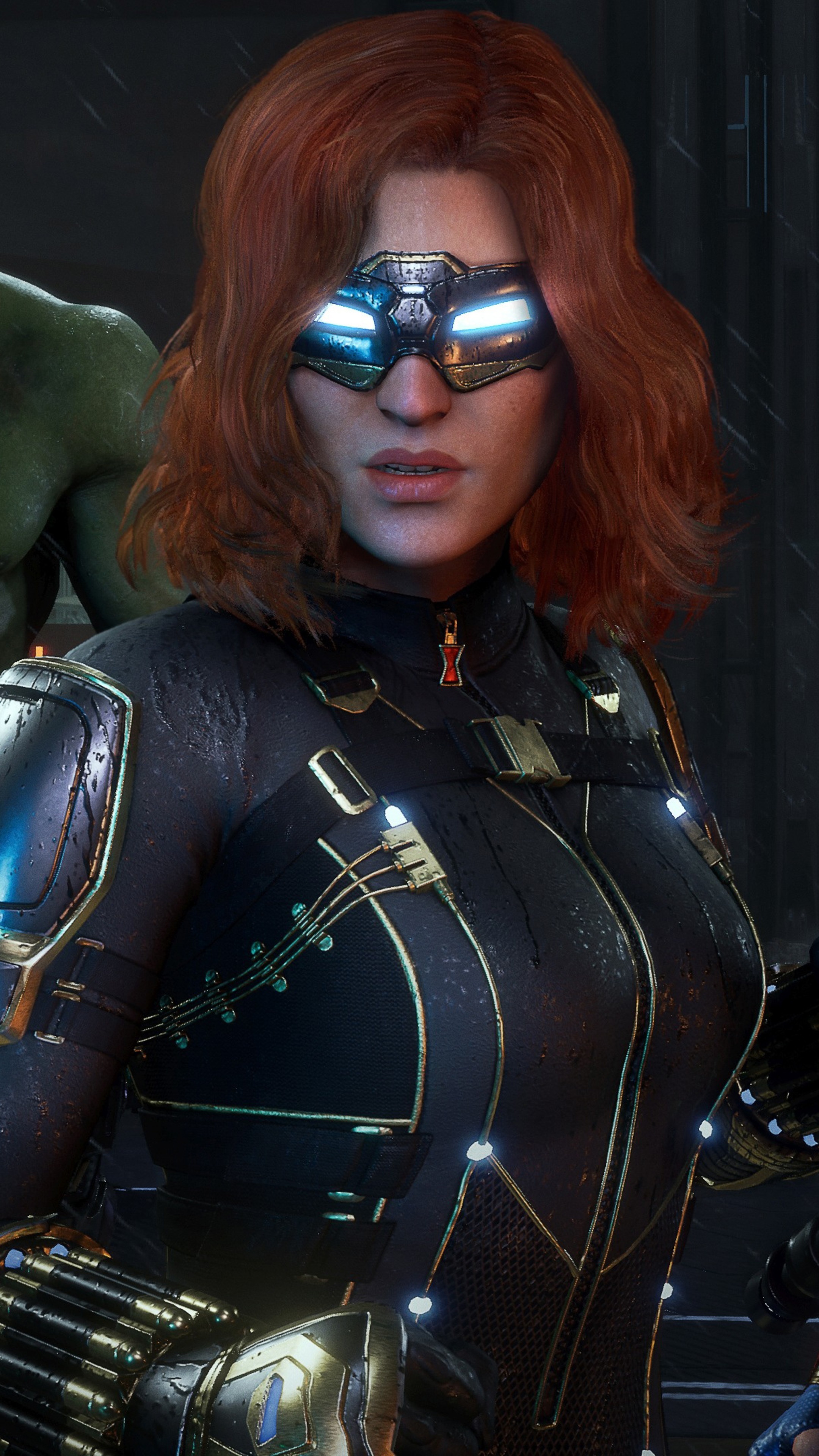 Black Widow from Marvel's Avengers HD Phone Wallpaper