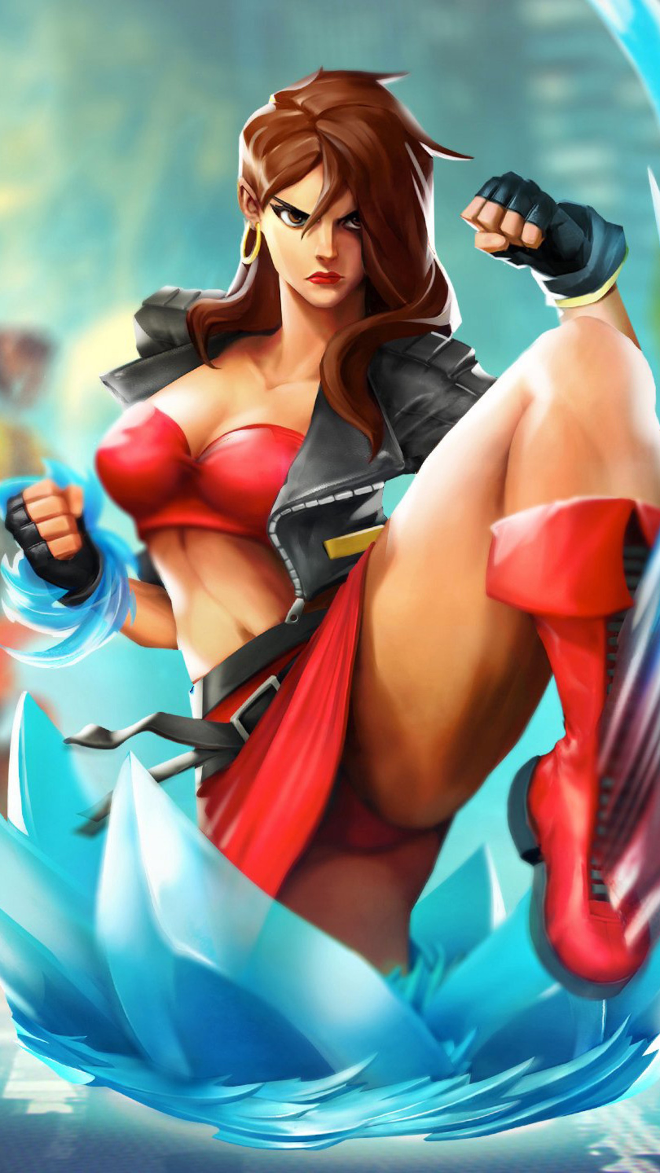Blaze Fielding from Streets of Rage 4 HD Phone Wallpaper