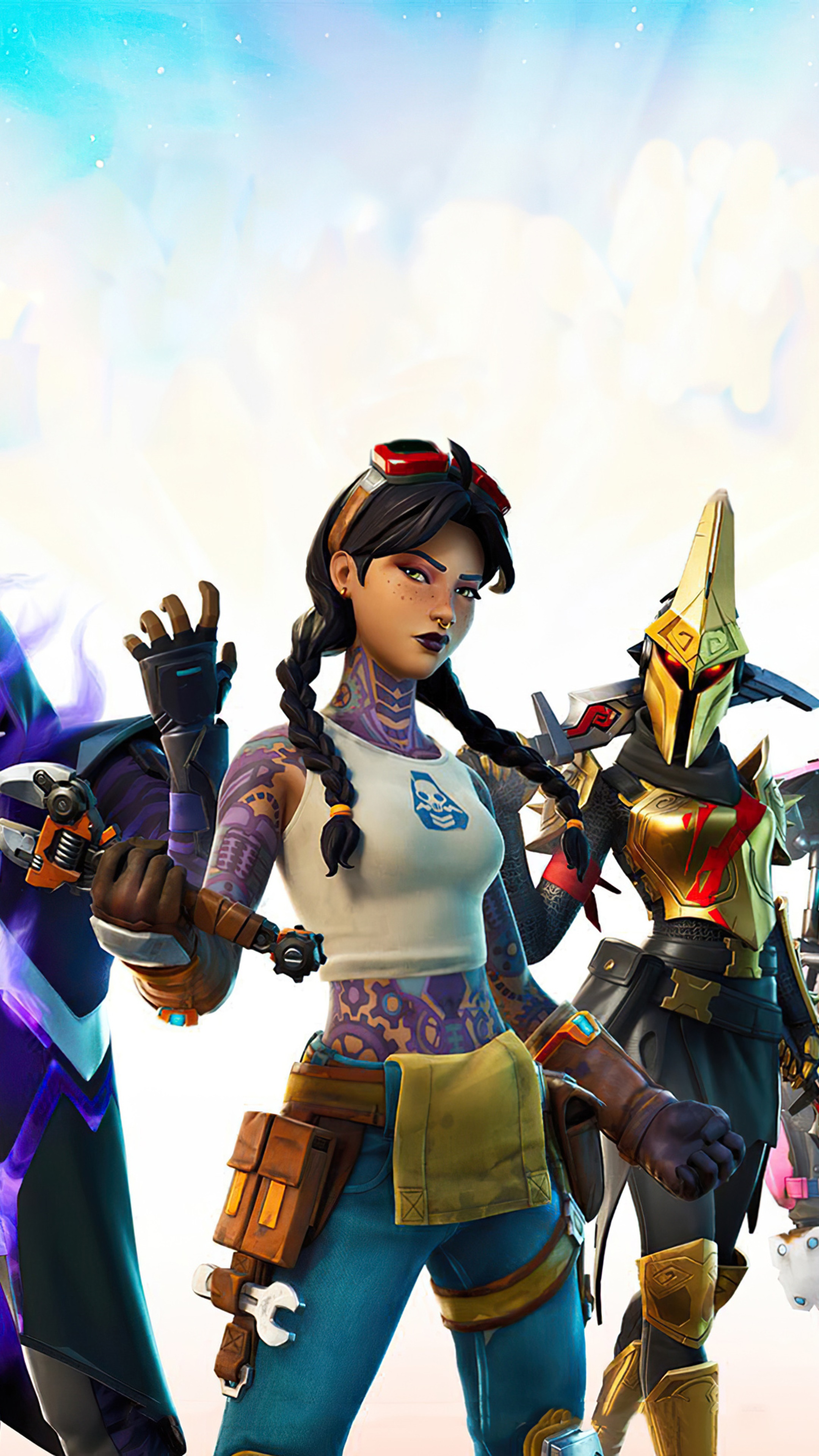 Fortnite Chapter 2 characters in 4K HD Phone Wallpaper