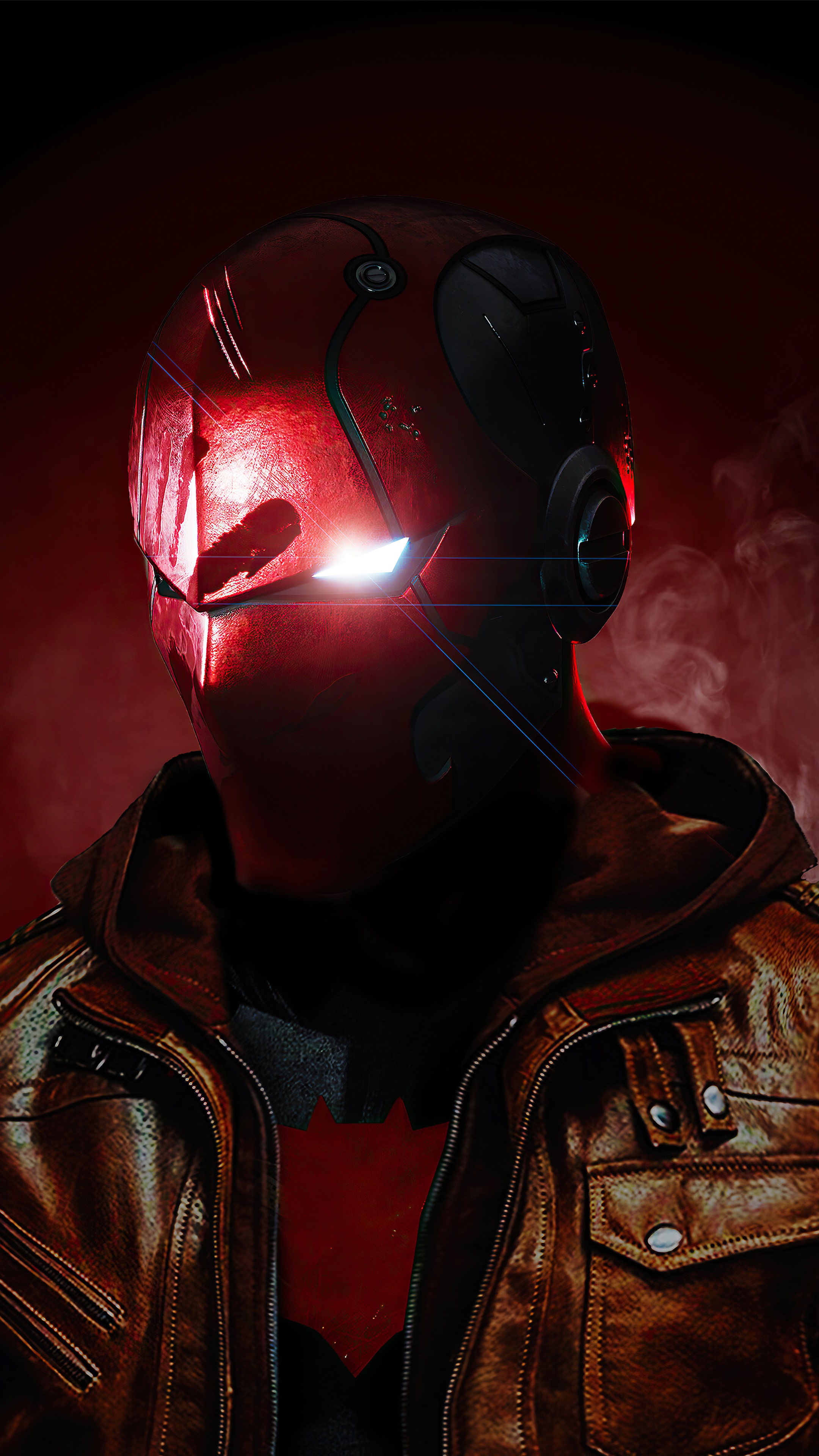 Red Hood from DC Comics artwork HD Phone Wallpaper