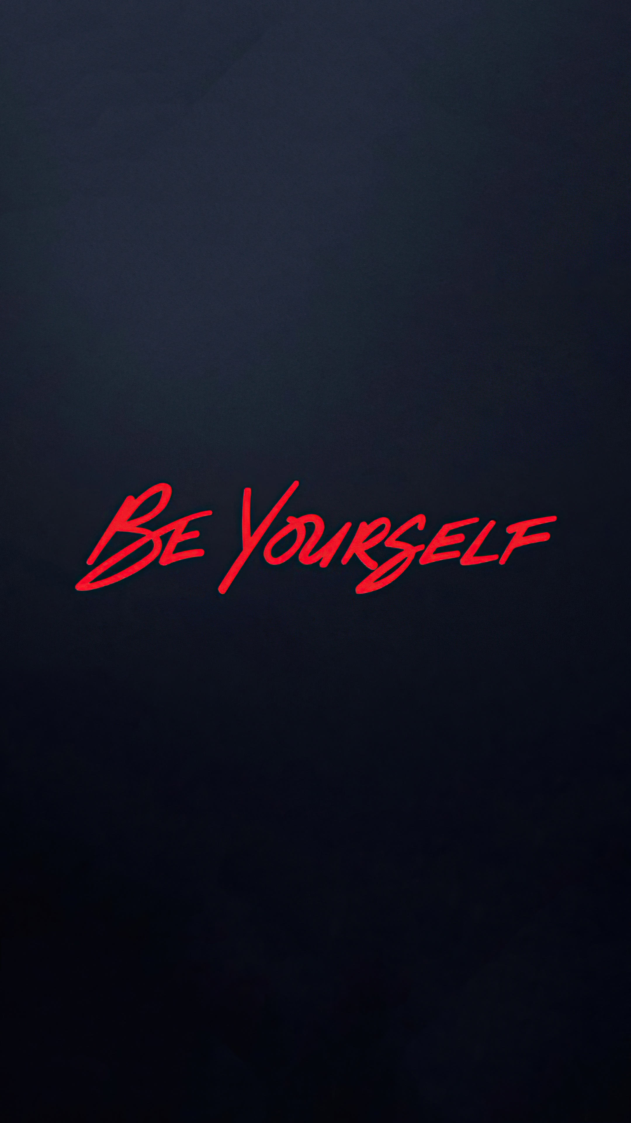 Be Yourself text HD Phone Wallpaper