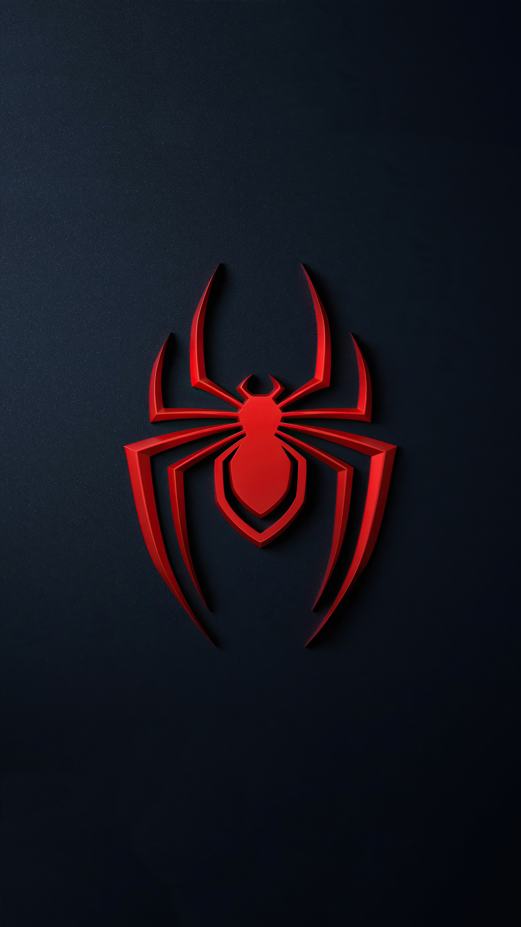 Spider-Man Miles Morales Logo 4K HD Phone Wallpaper
