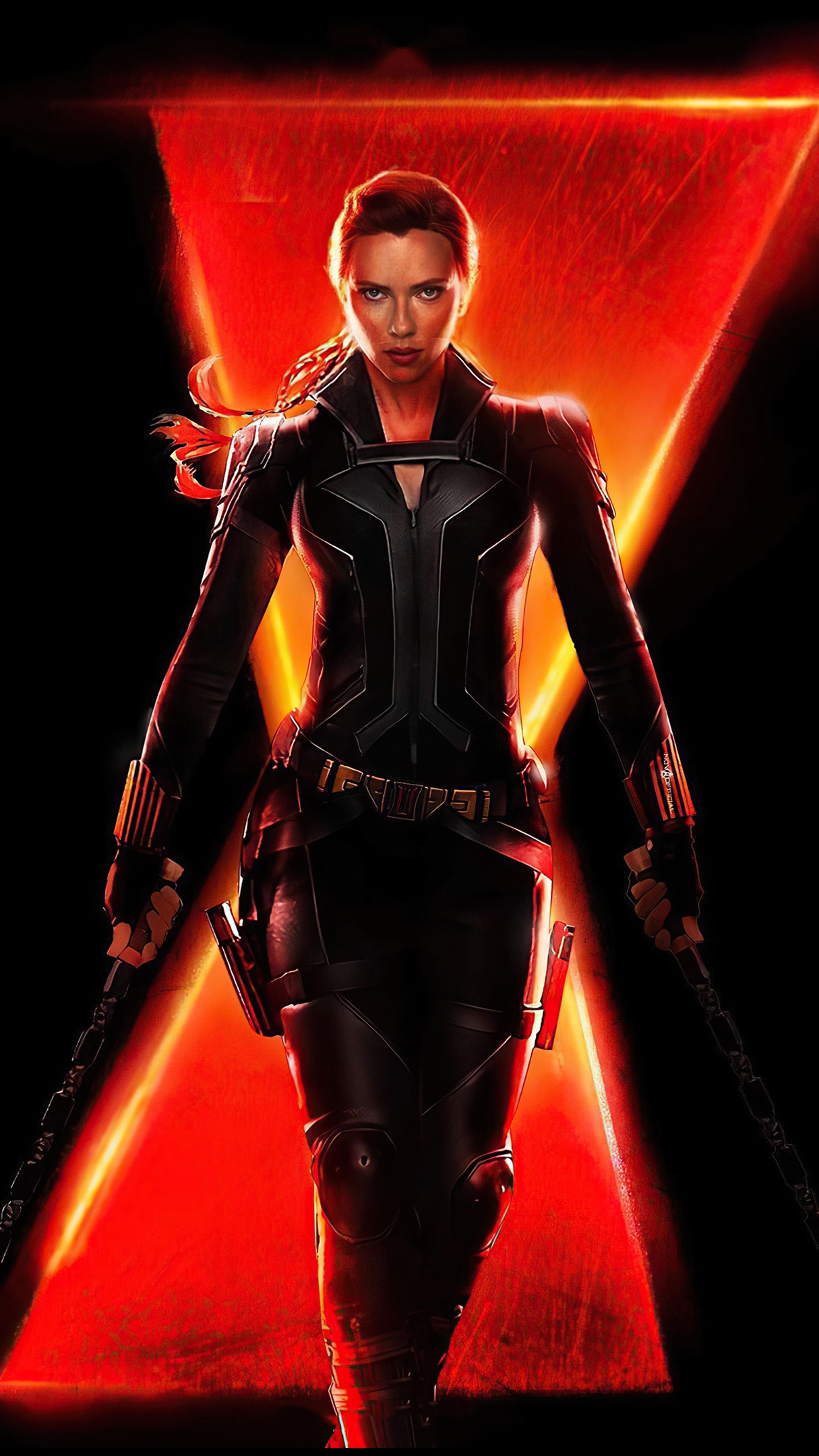Black Widow from Marvel Comics 4K HD Phone Wallpaper