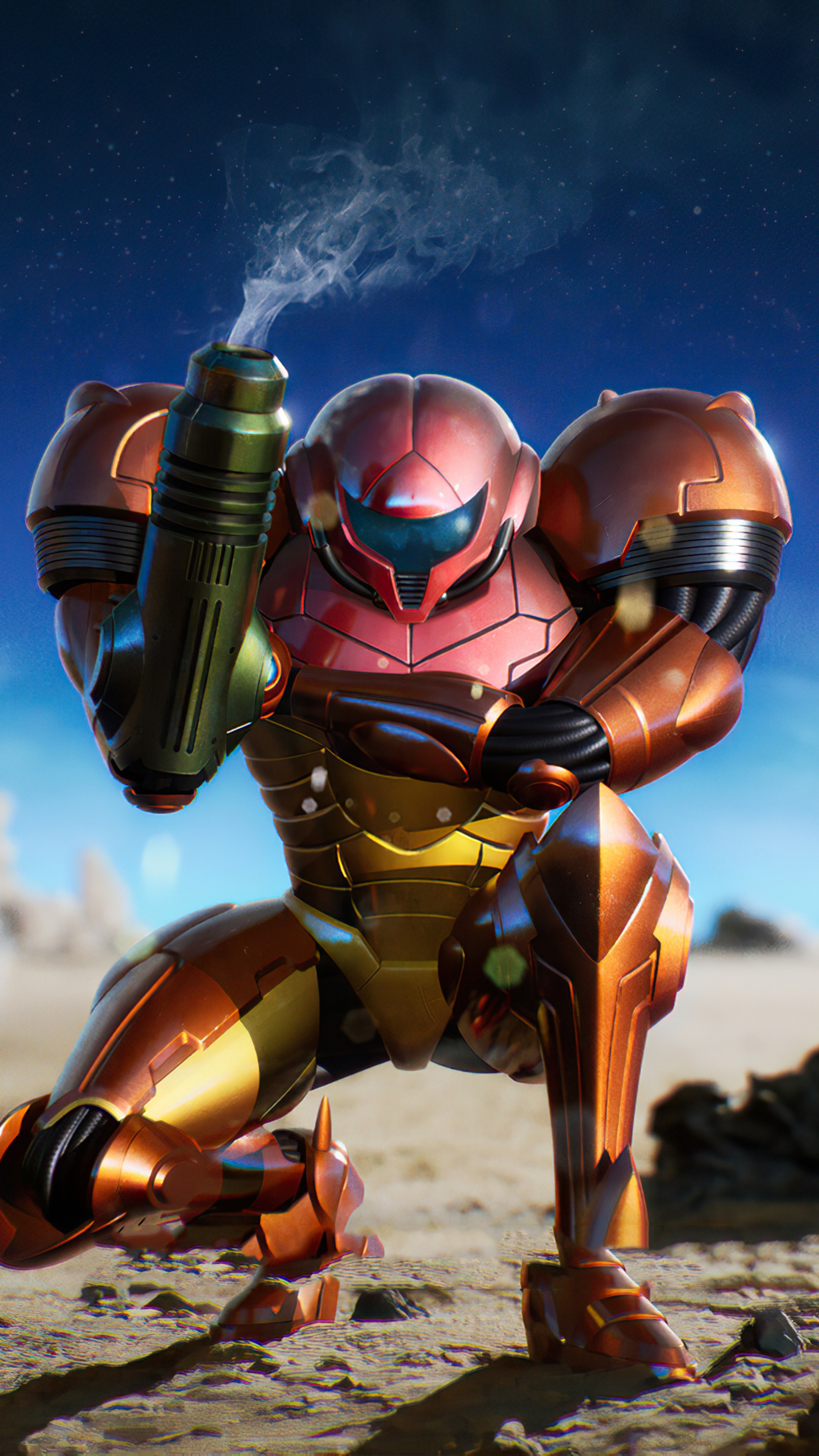 Samus Aran from Metroid 4K HD Phone Wallpaper