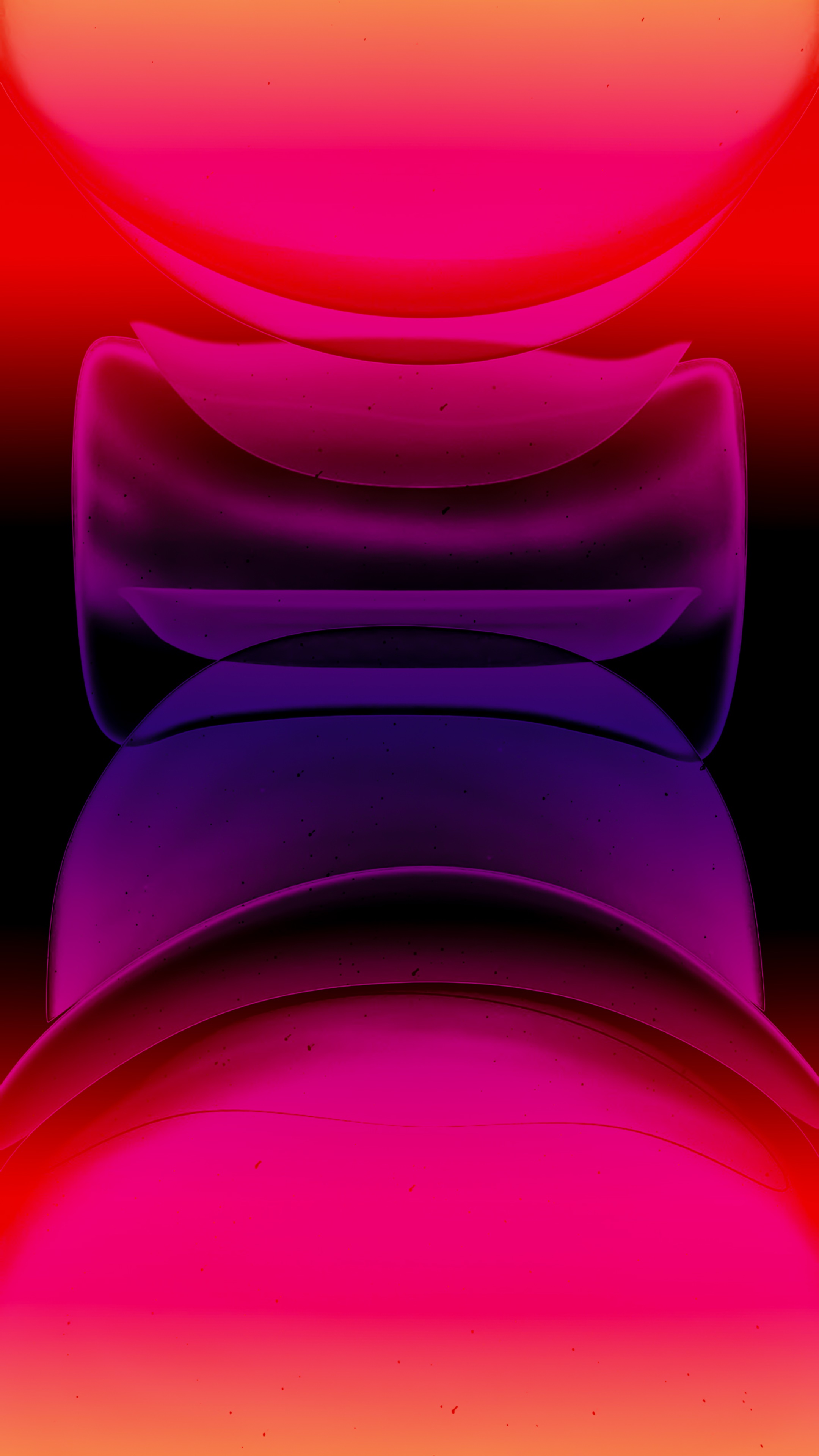 Abstract digital art with red, pink, and purple gradients HD Phone Wallpaper