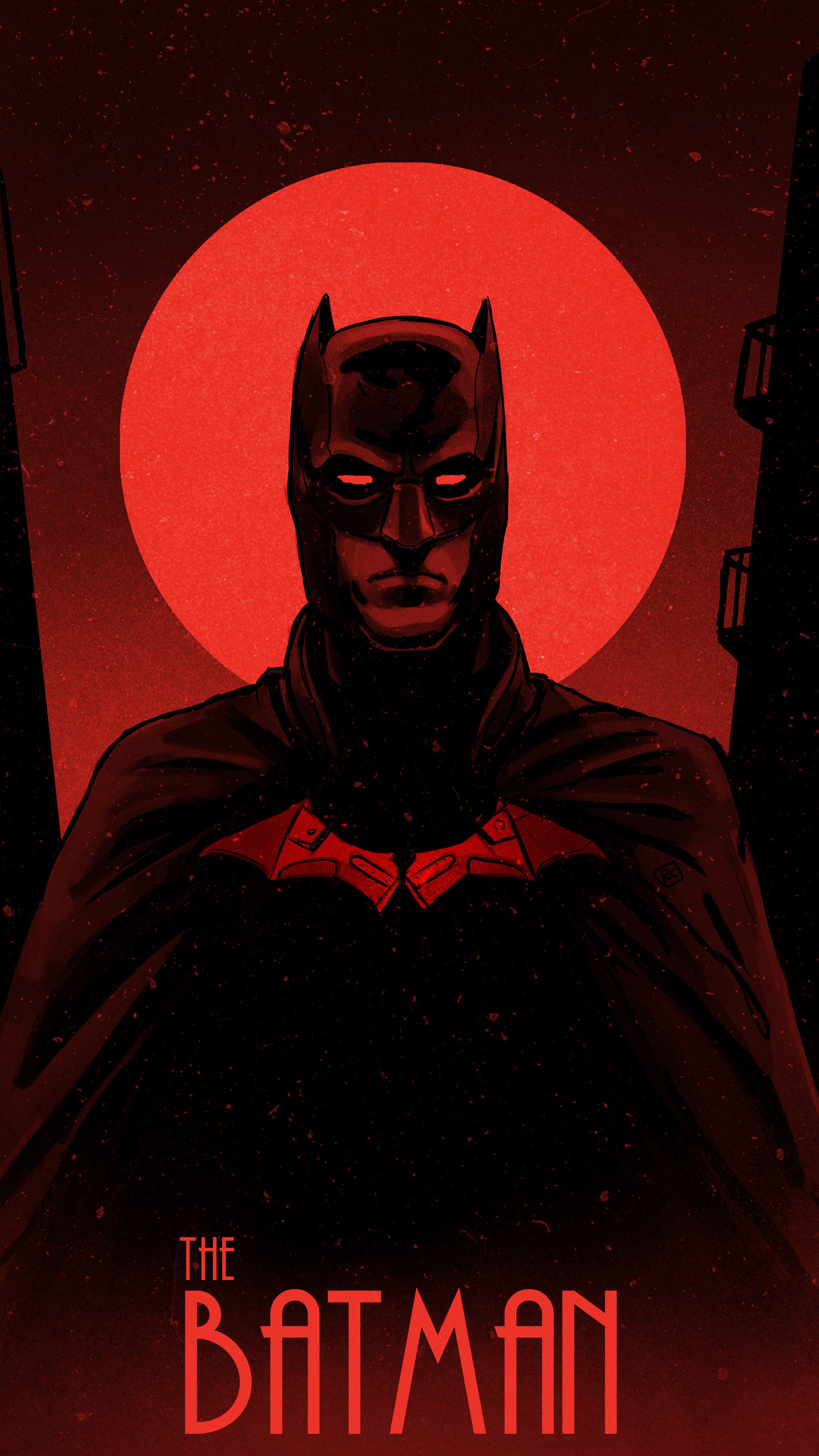 The Batman Artwork HD Phone Wallpaper