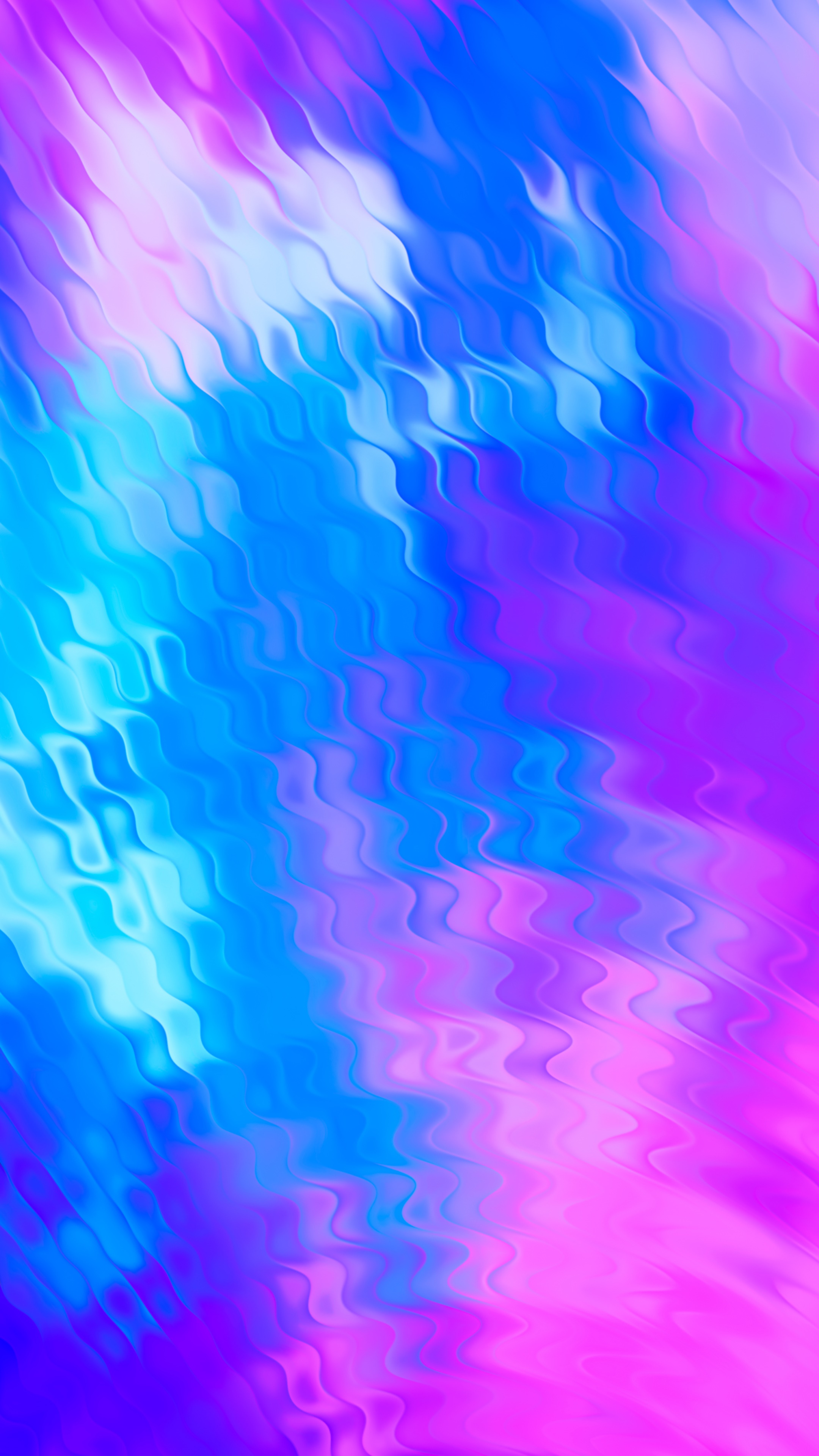 Abstract digital art with wavy patterns HD Phone Wallpaper