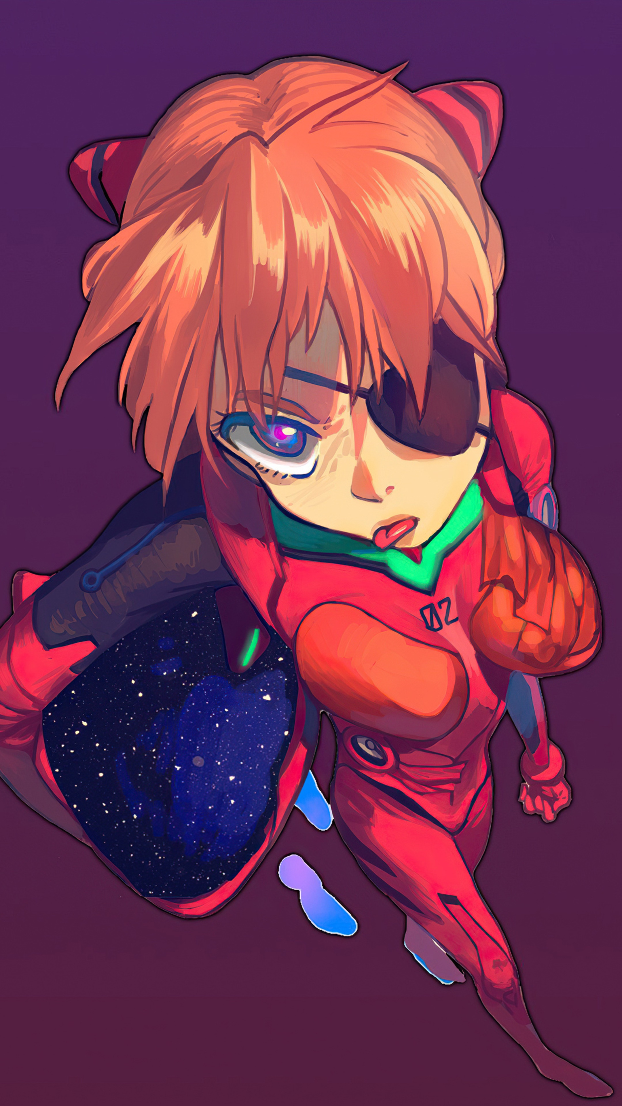 Asuka Langley Soryu from Neon Genesis Evangelion HD Phone Wallpaper