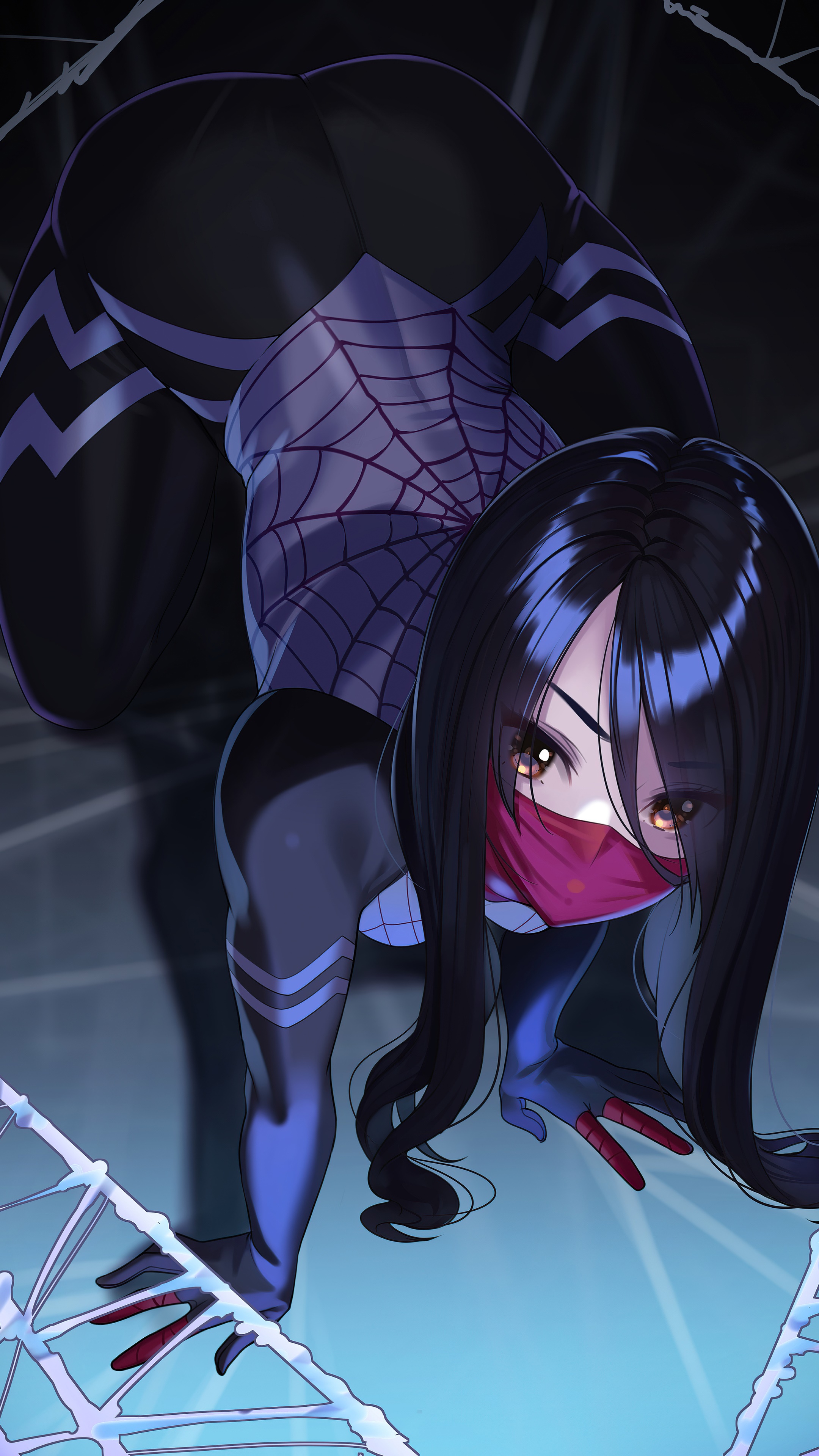 Silk from Marvel Comics artwork 4K HD Phone Wallpaper