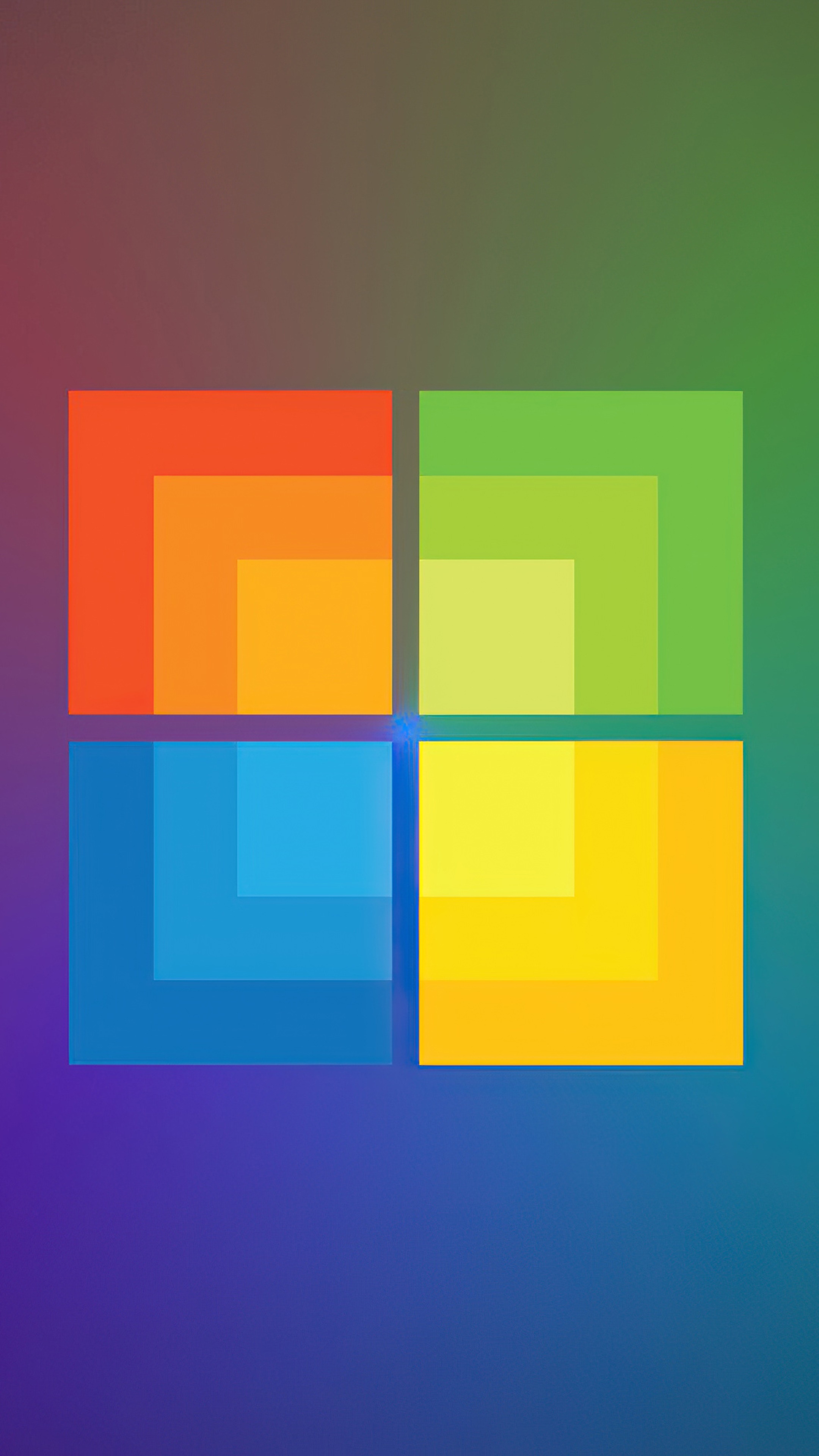 Windows 10 logo with colorful squares HD Phone Wallpaper