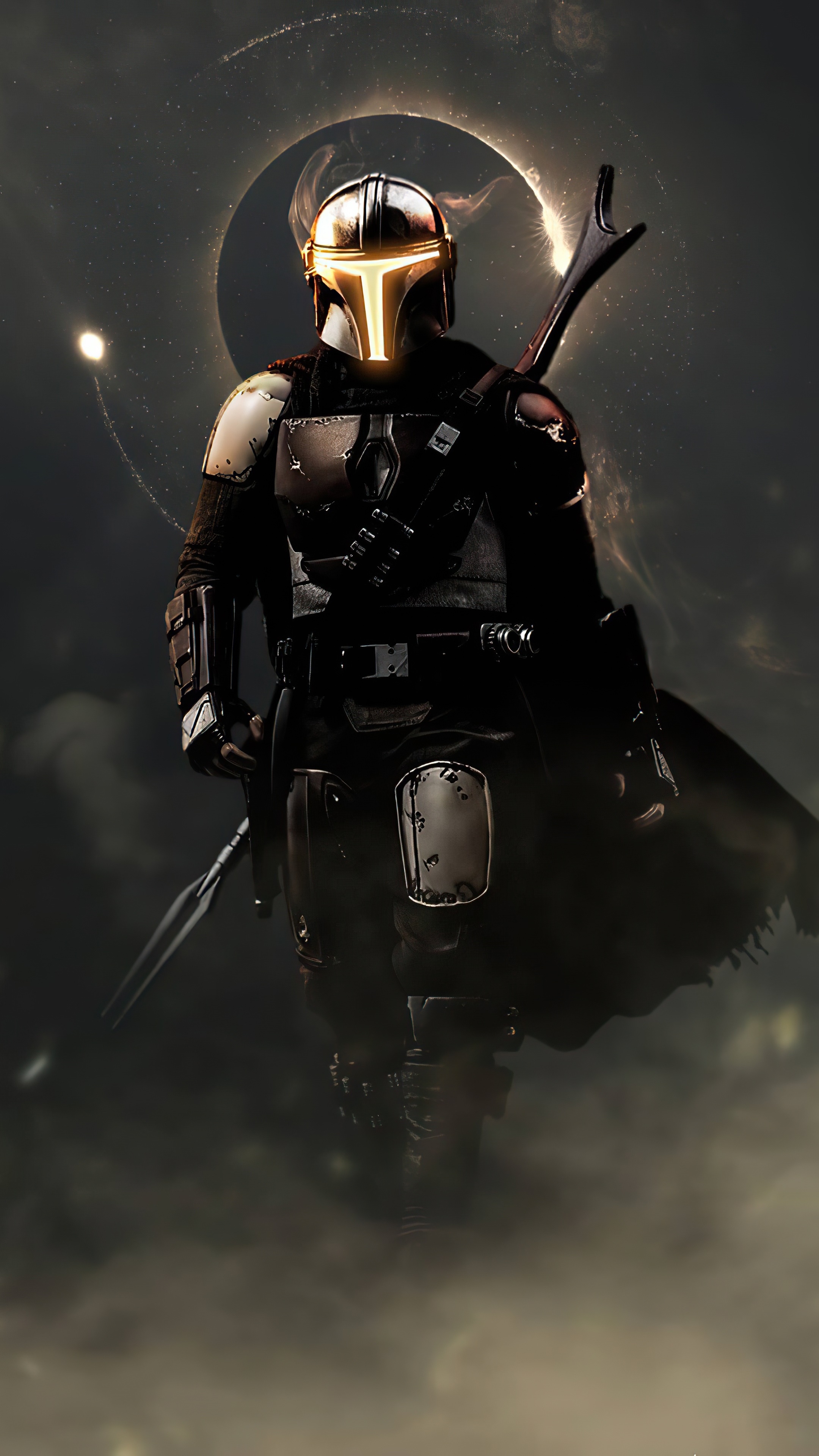 The Mandalorian from Star Wars 4K HD Phone Wallpaper