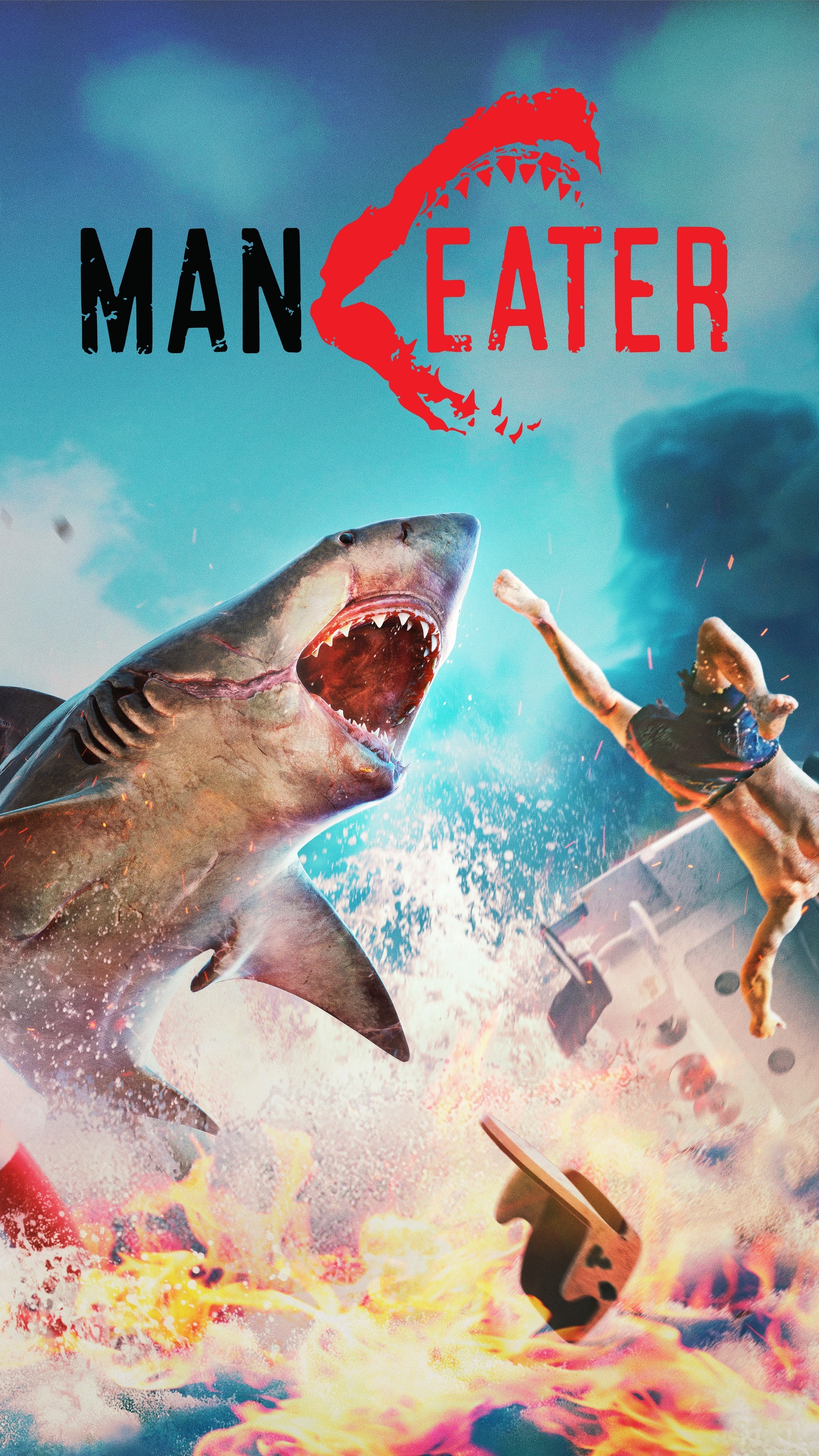 Maneater video game poster HD Phone Wallpaper
