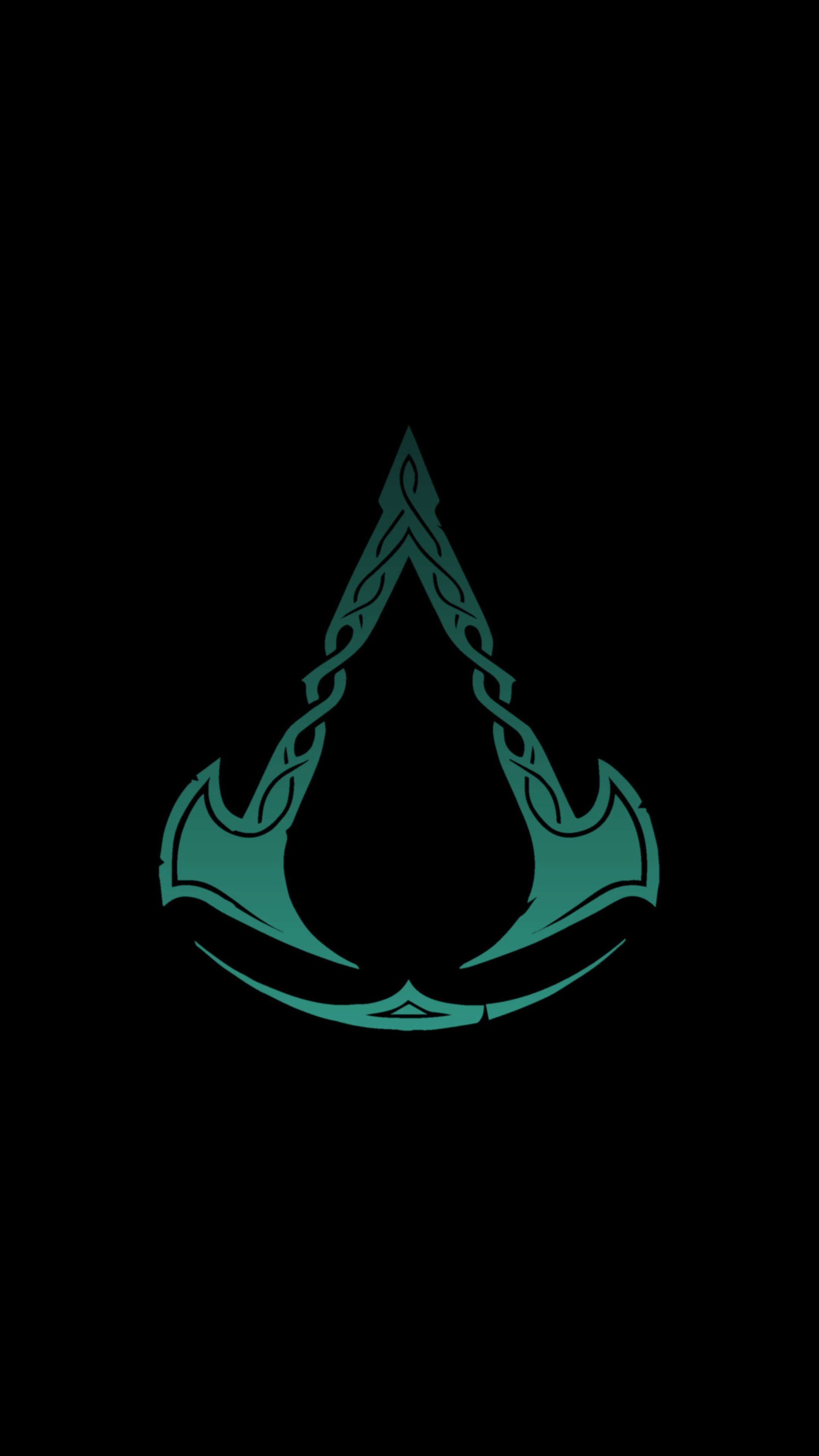 Assassin's Creed Valhalla logo HD Phone Wallpaper