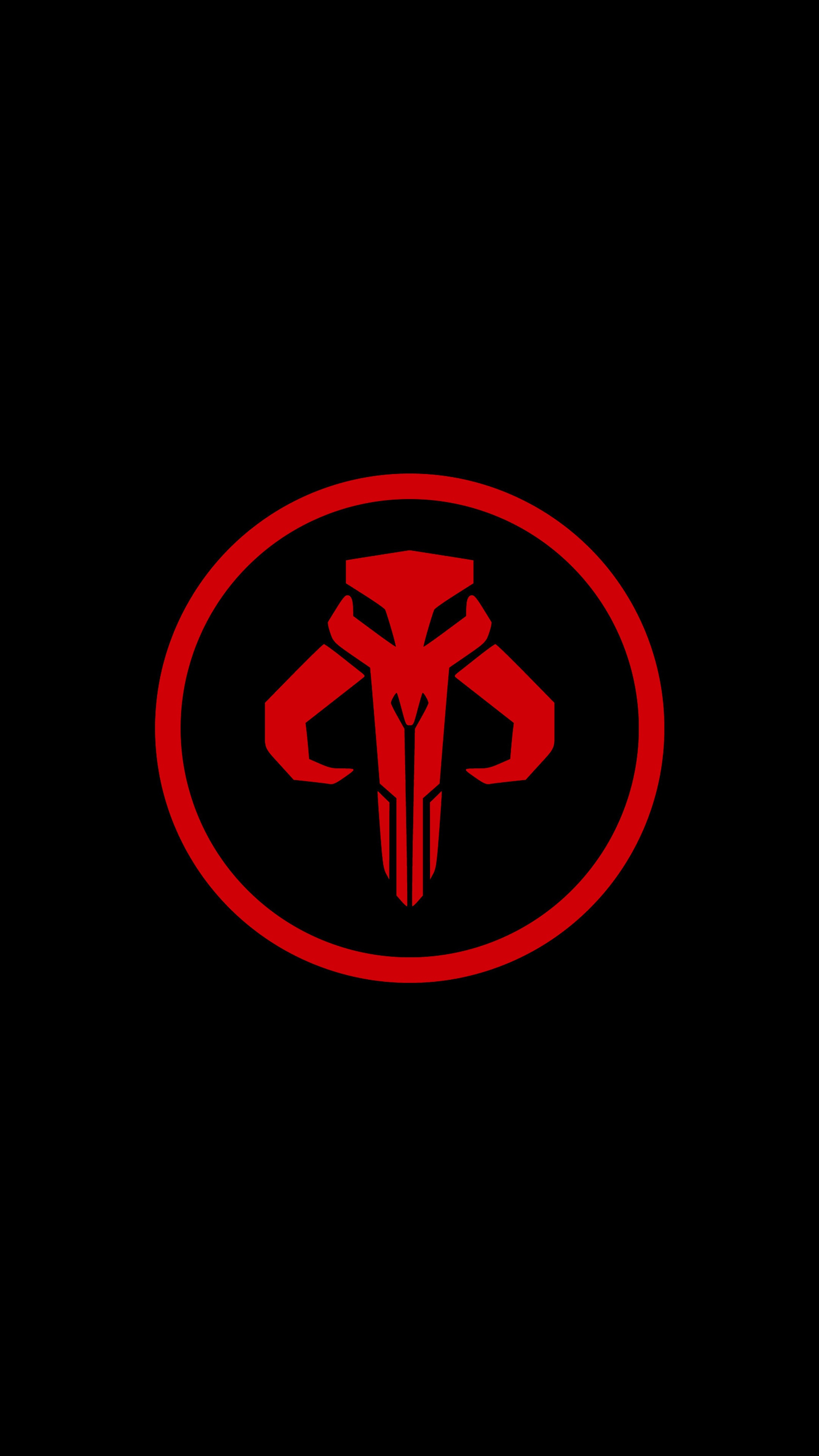 The Mandalorian logo from Star Wars 4K HD Phone Wallpaper