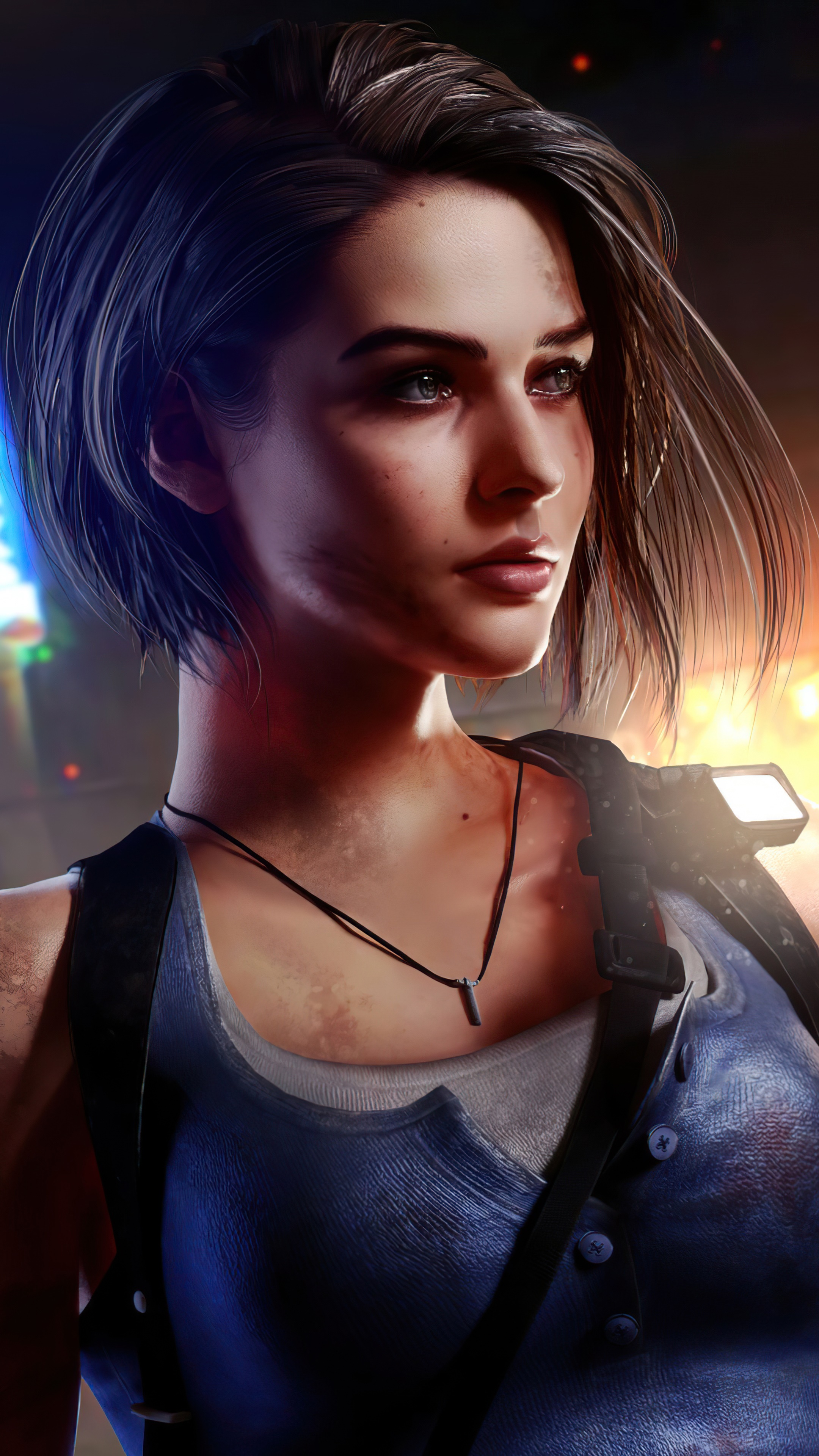 Jill Valentine from Resident Evil 3 4K HD Phone Wallpaper