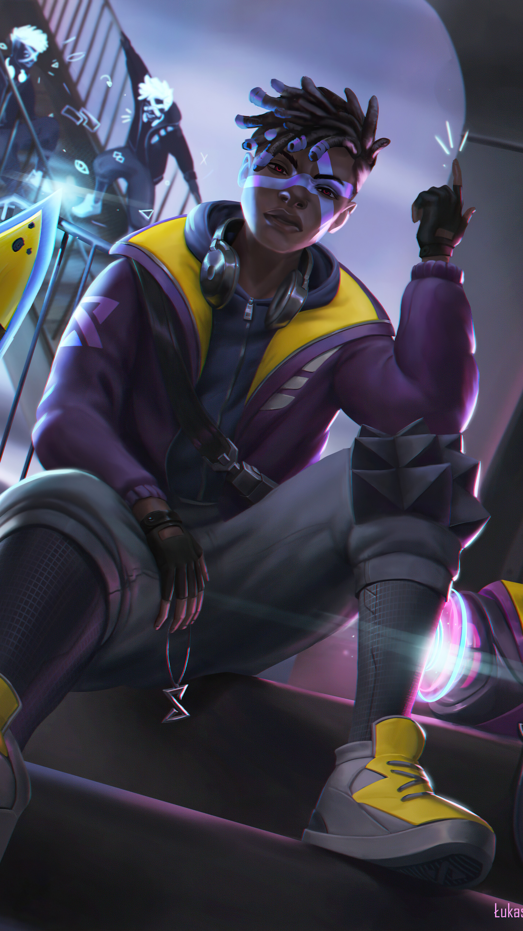 Ekko from League of Legends HD Phone Wallpaper