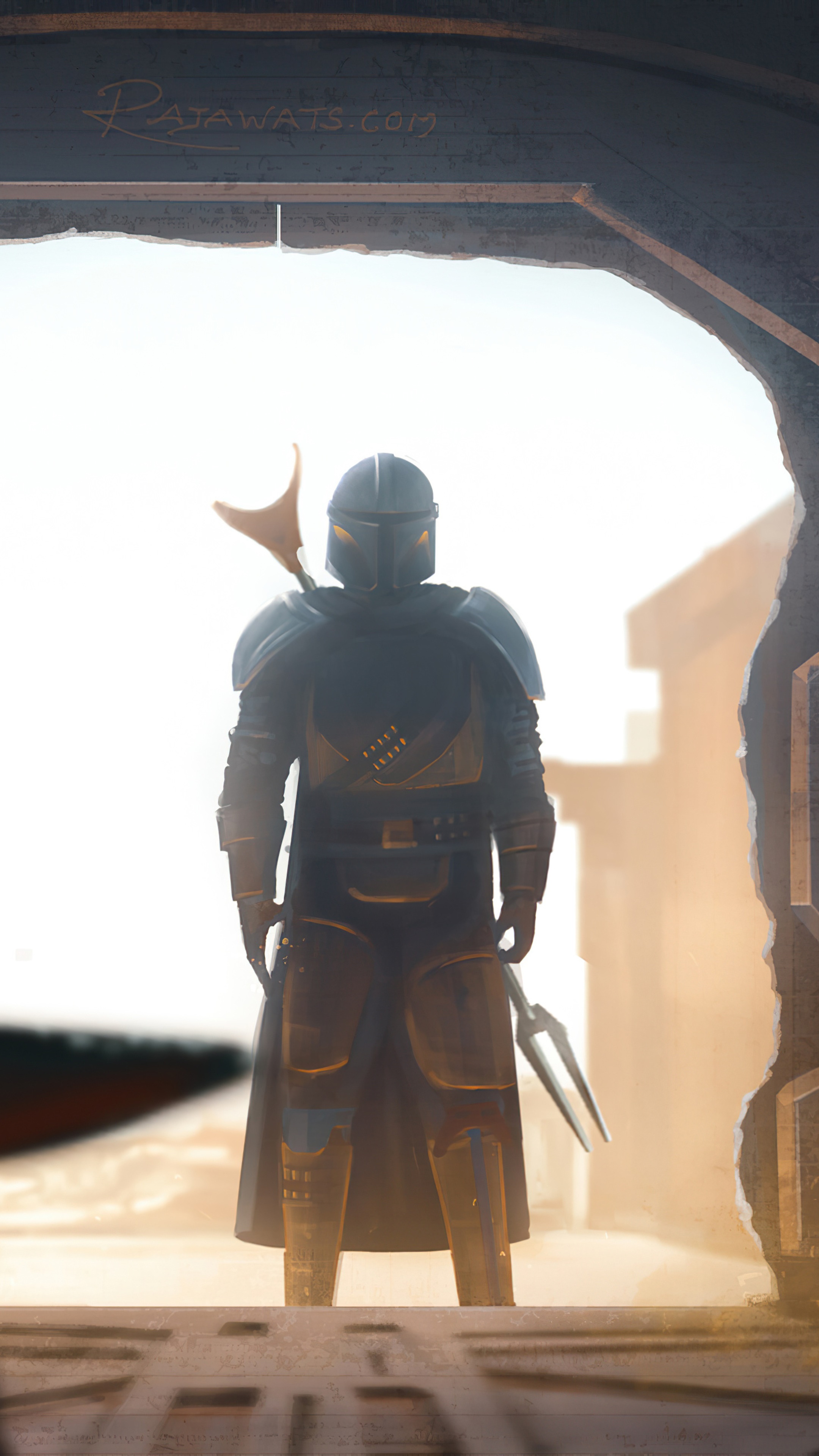 The Mandalorian from Star Wars HD Phone Wallpaper