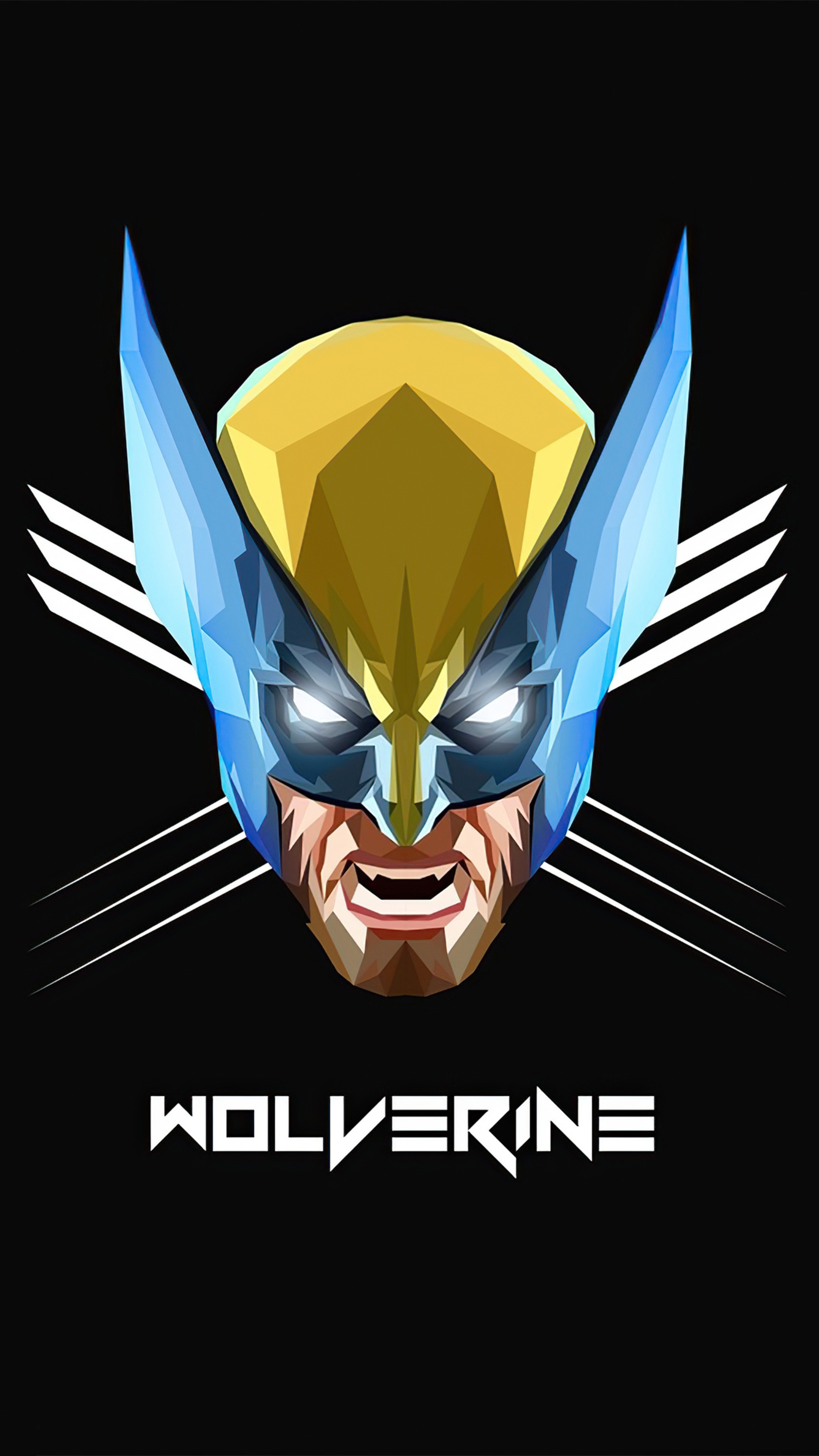 Wolverine Minimalist Artwork 4K HD Phone Wallpaper