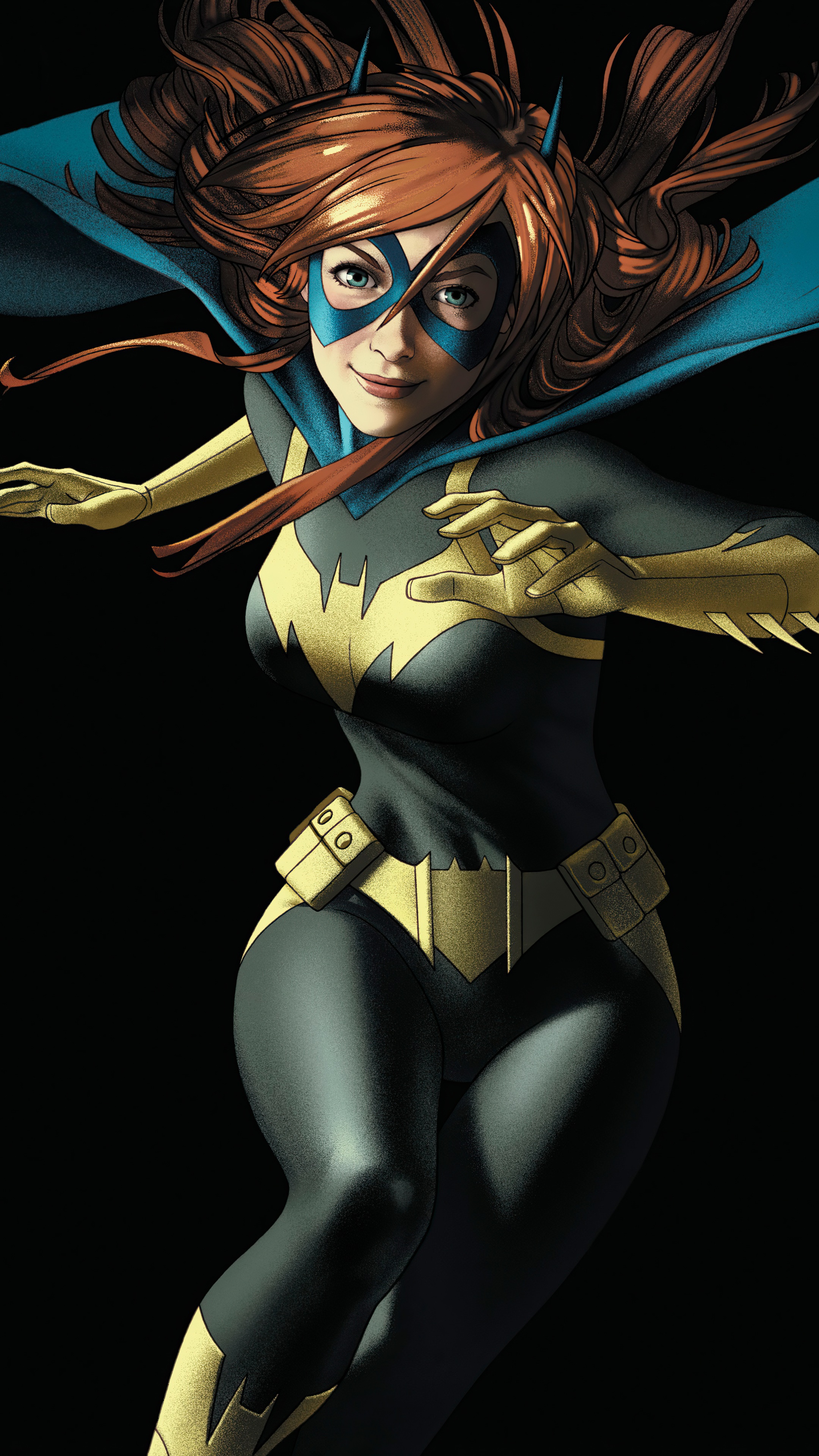 Batgirl from DC Comics artwork 4K HD Phone Wallpaper