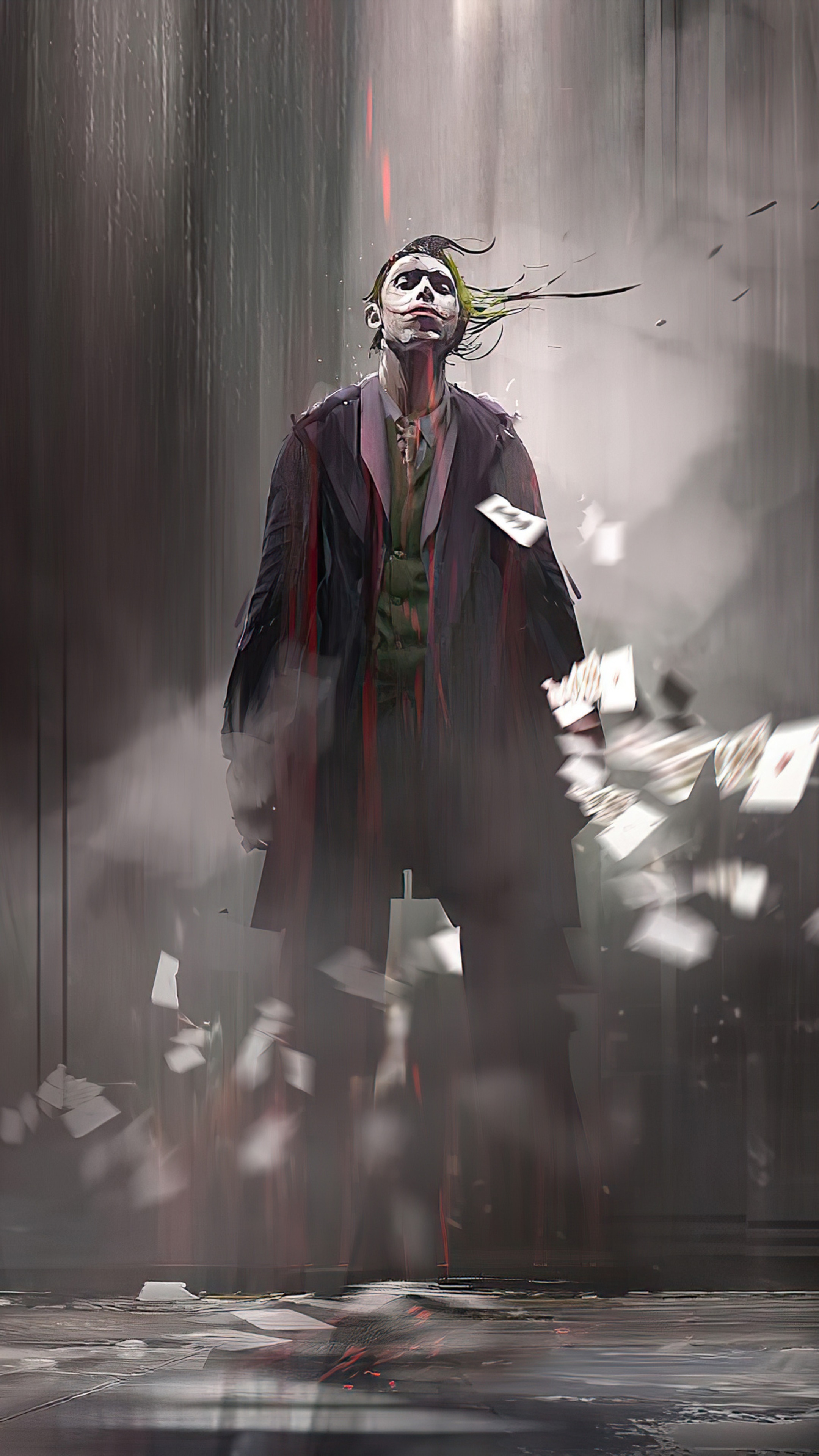 Joker artwork 4K HD Phone Wallpaper