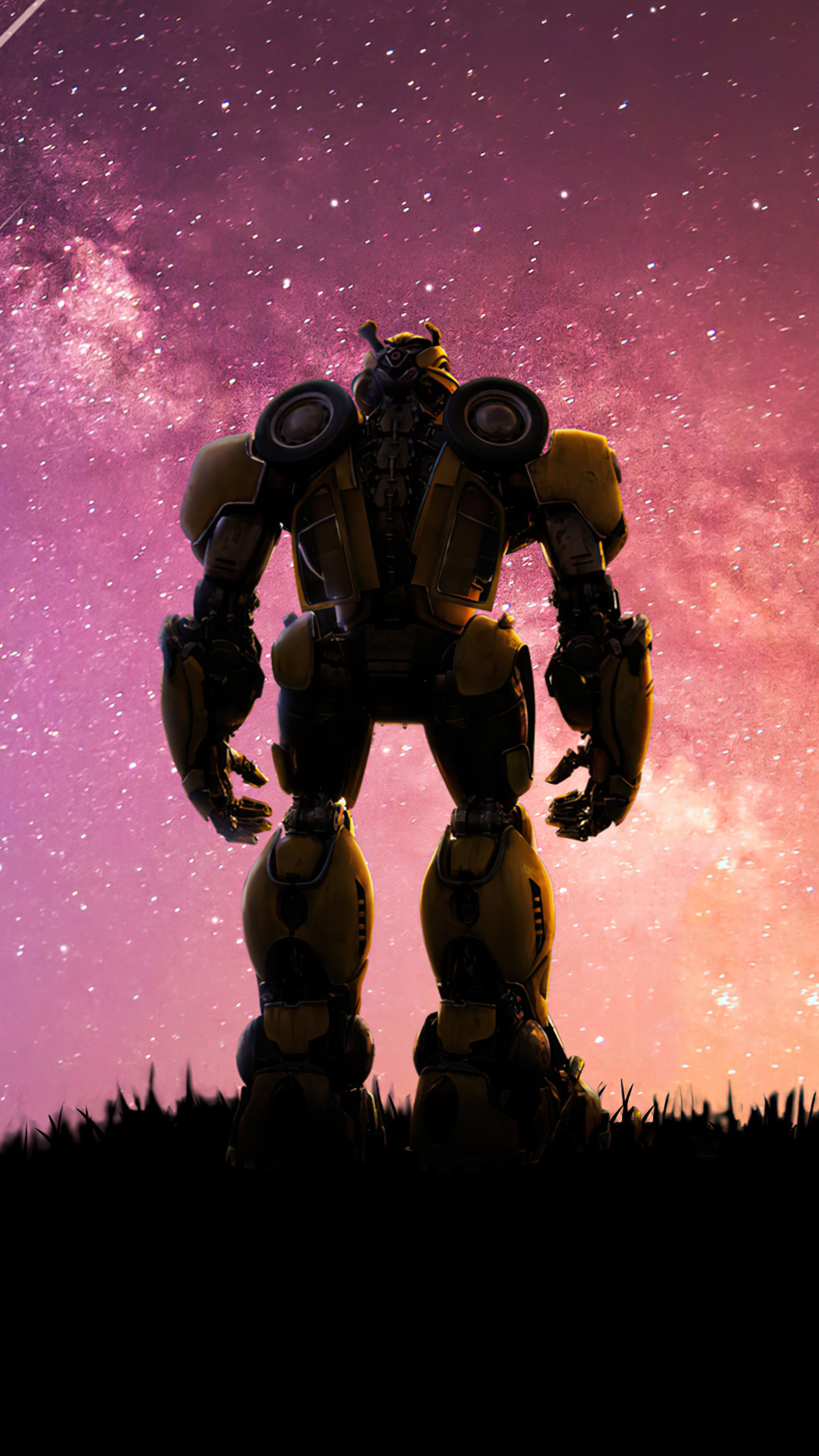 Bumblebee from Transformers artwork 4K HD Phone Wallpaper