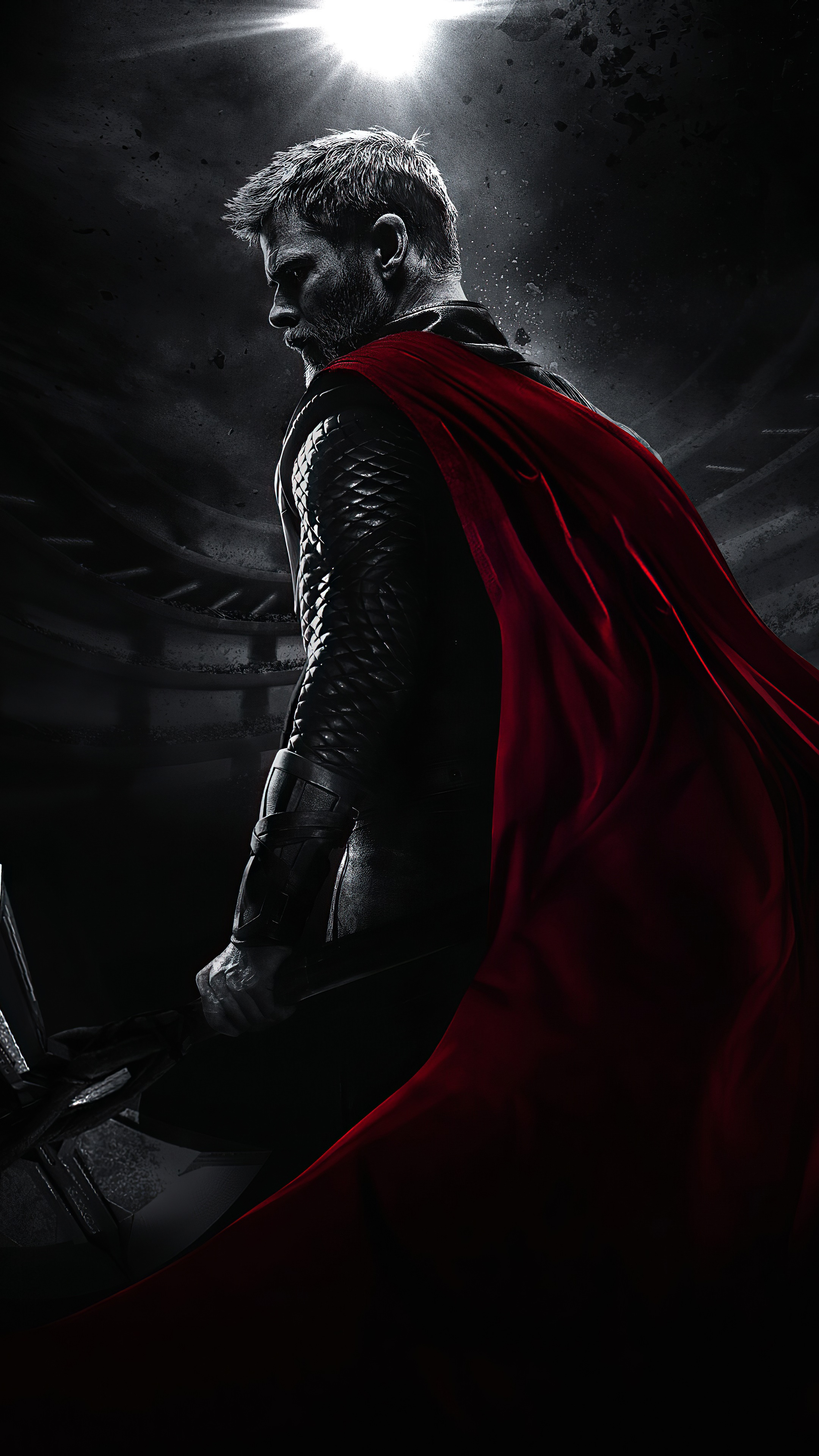 Thor from Marvel Comics Artwork 4K HD Phone Wallpaper