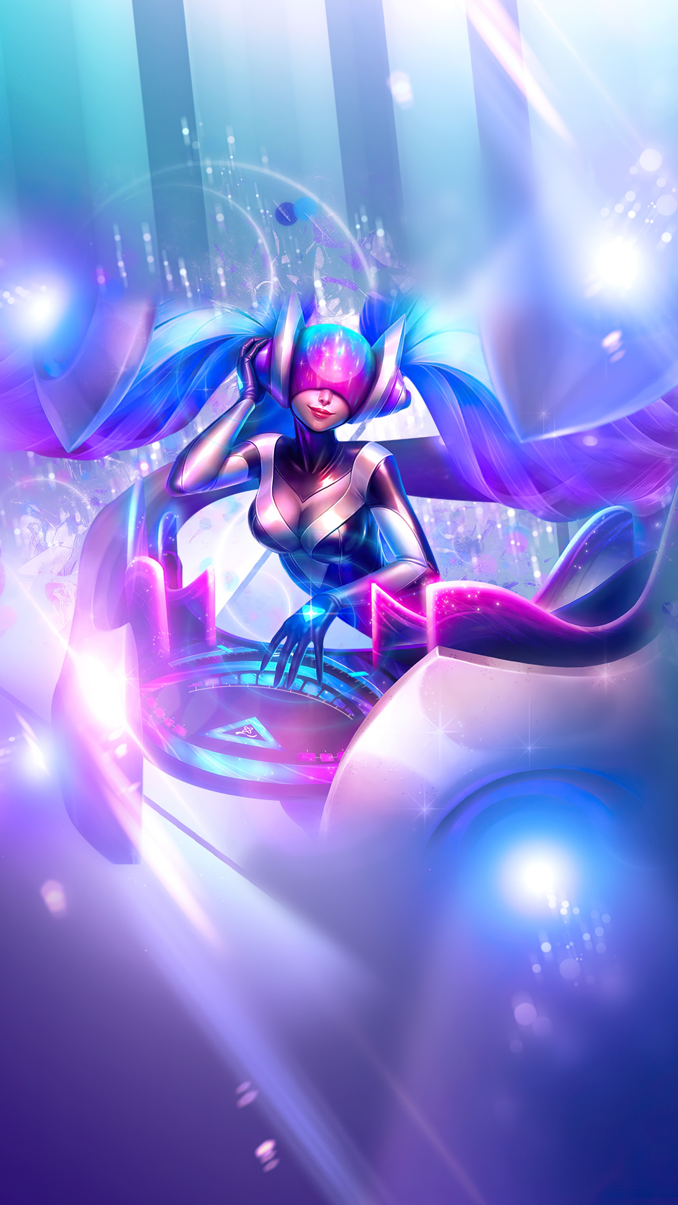 DJ Sona from League of Legends HD Phone Wallpaper