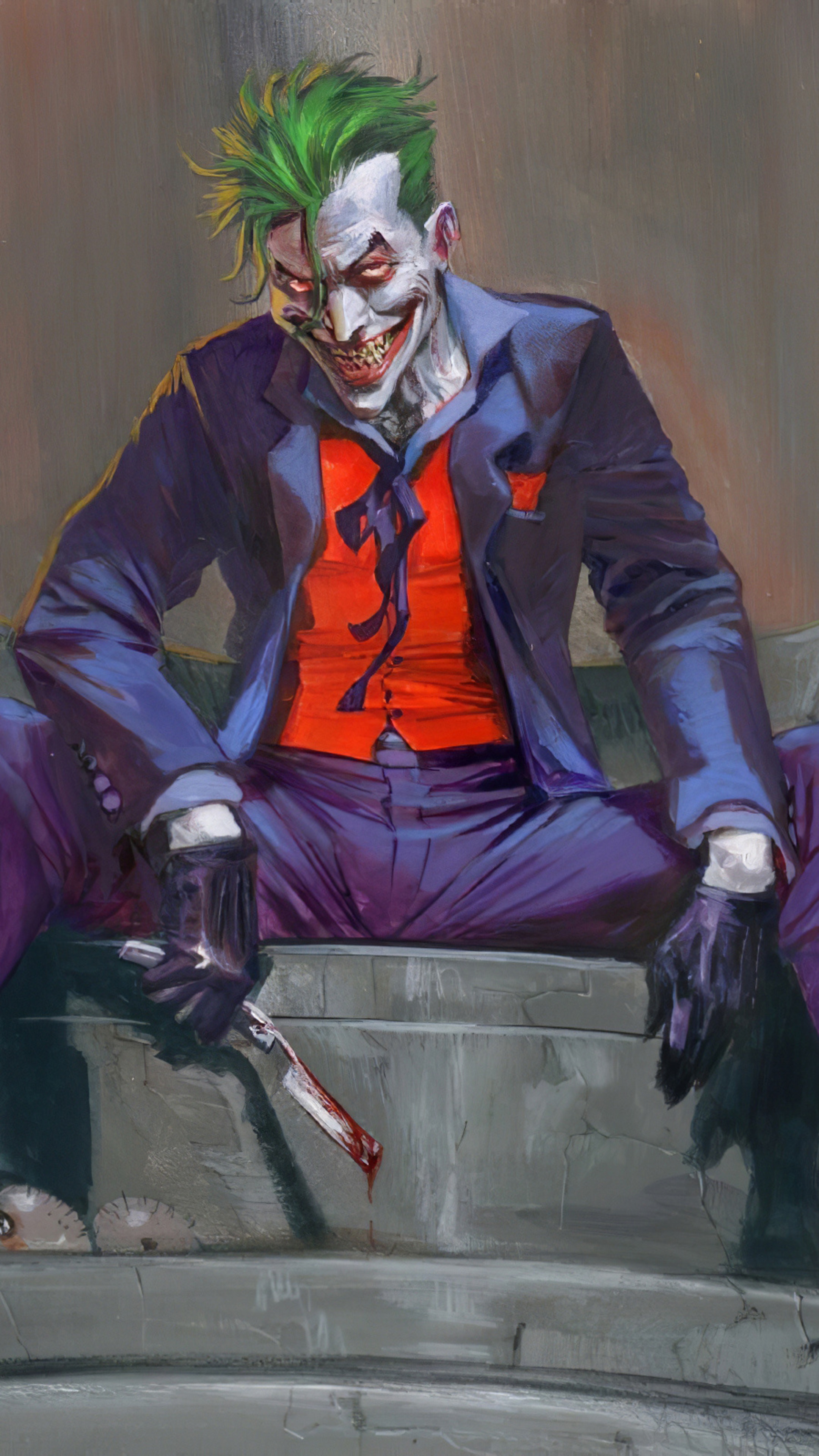 The Joker from DC Comics HD Phone Wallpaper