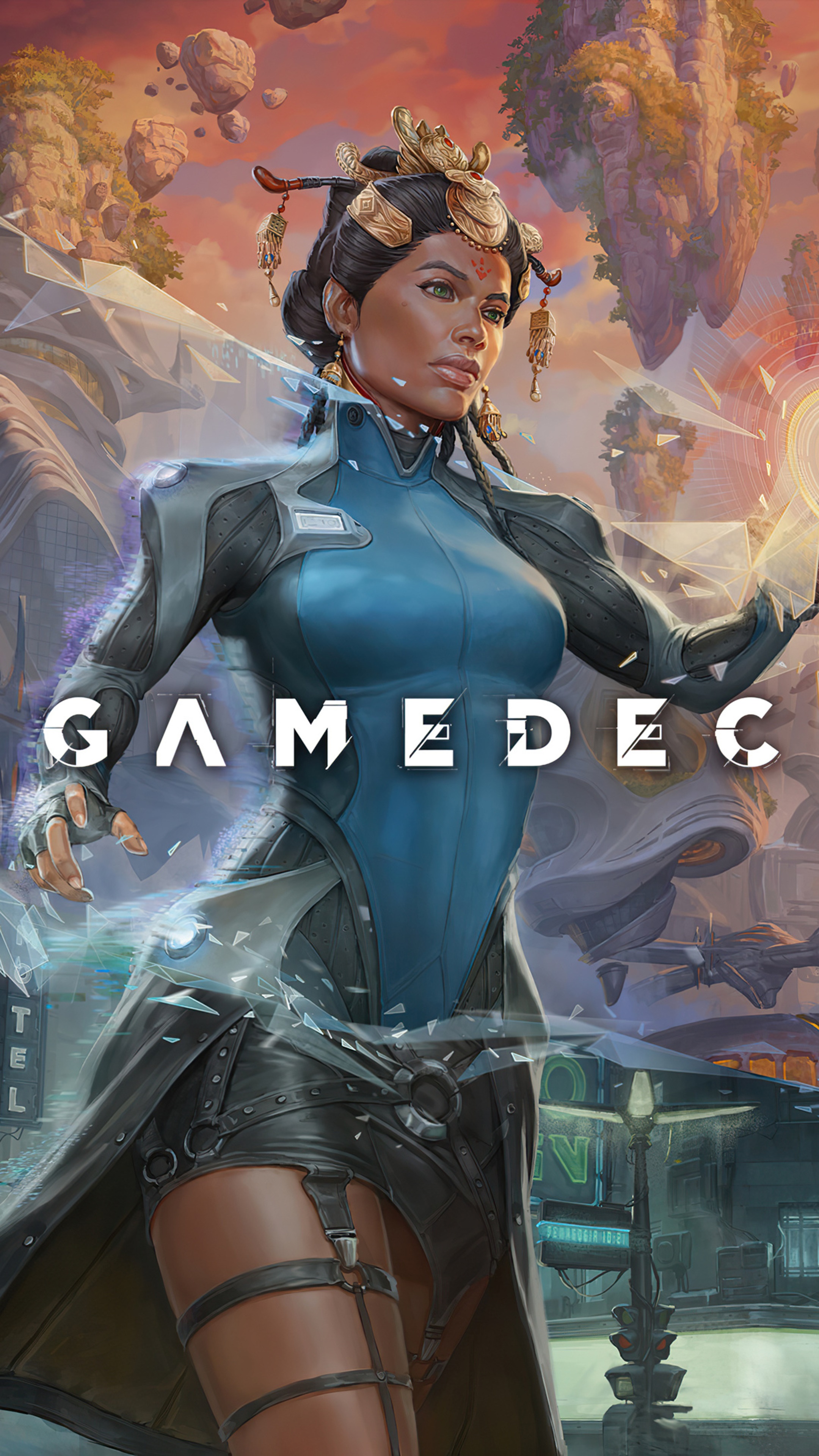 Gamedec game cover art HD Phone Wallpaper