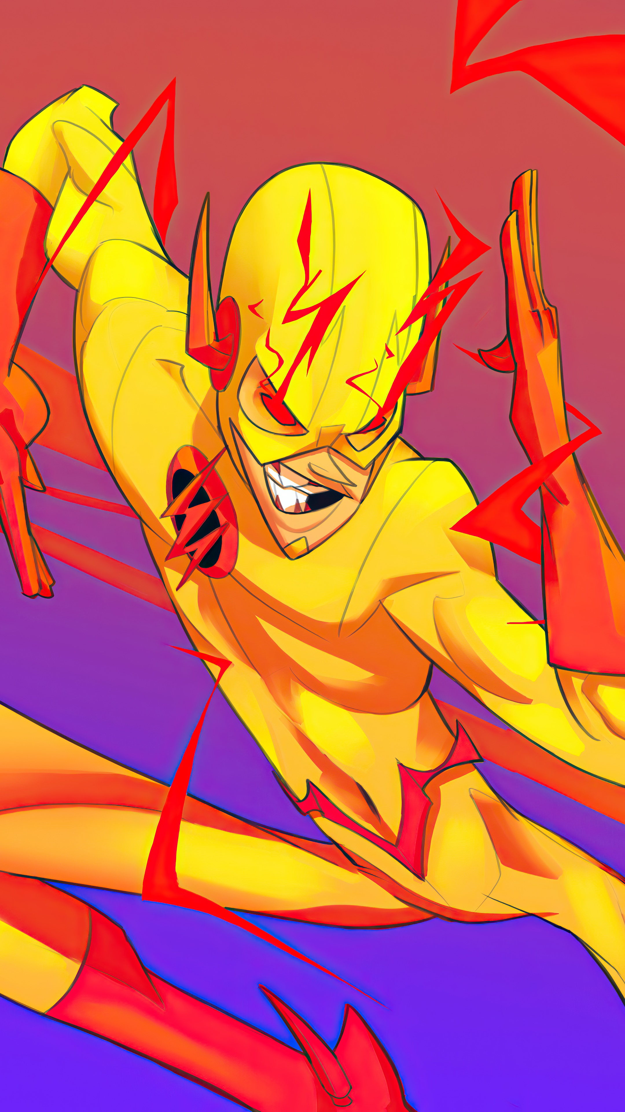 Reverse-Flash from DC Comics HD Phone Wallpaper