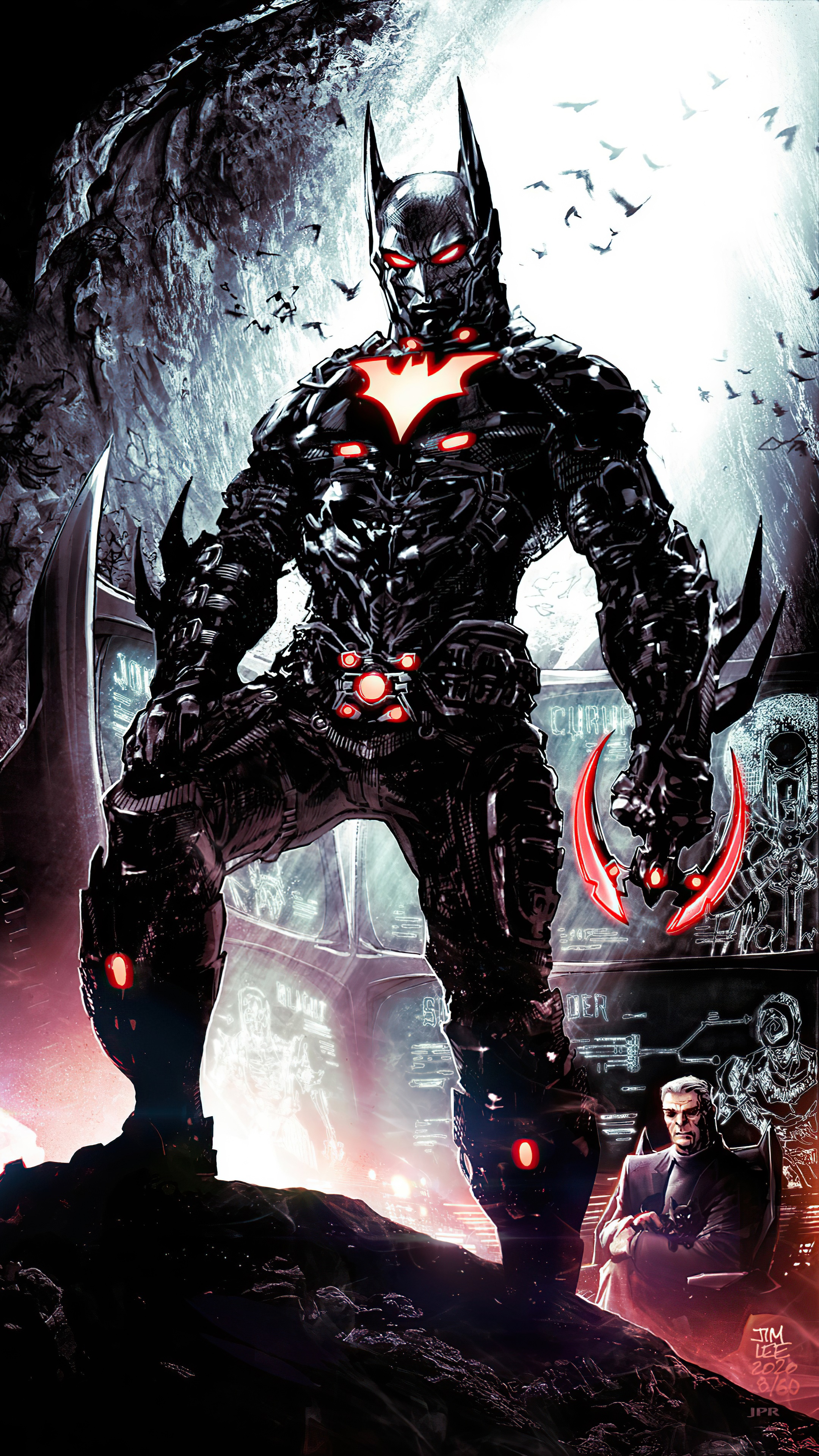 Batman Beyond 4K Artwork HD Phone Wallpaper