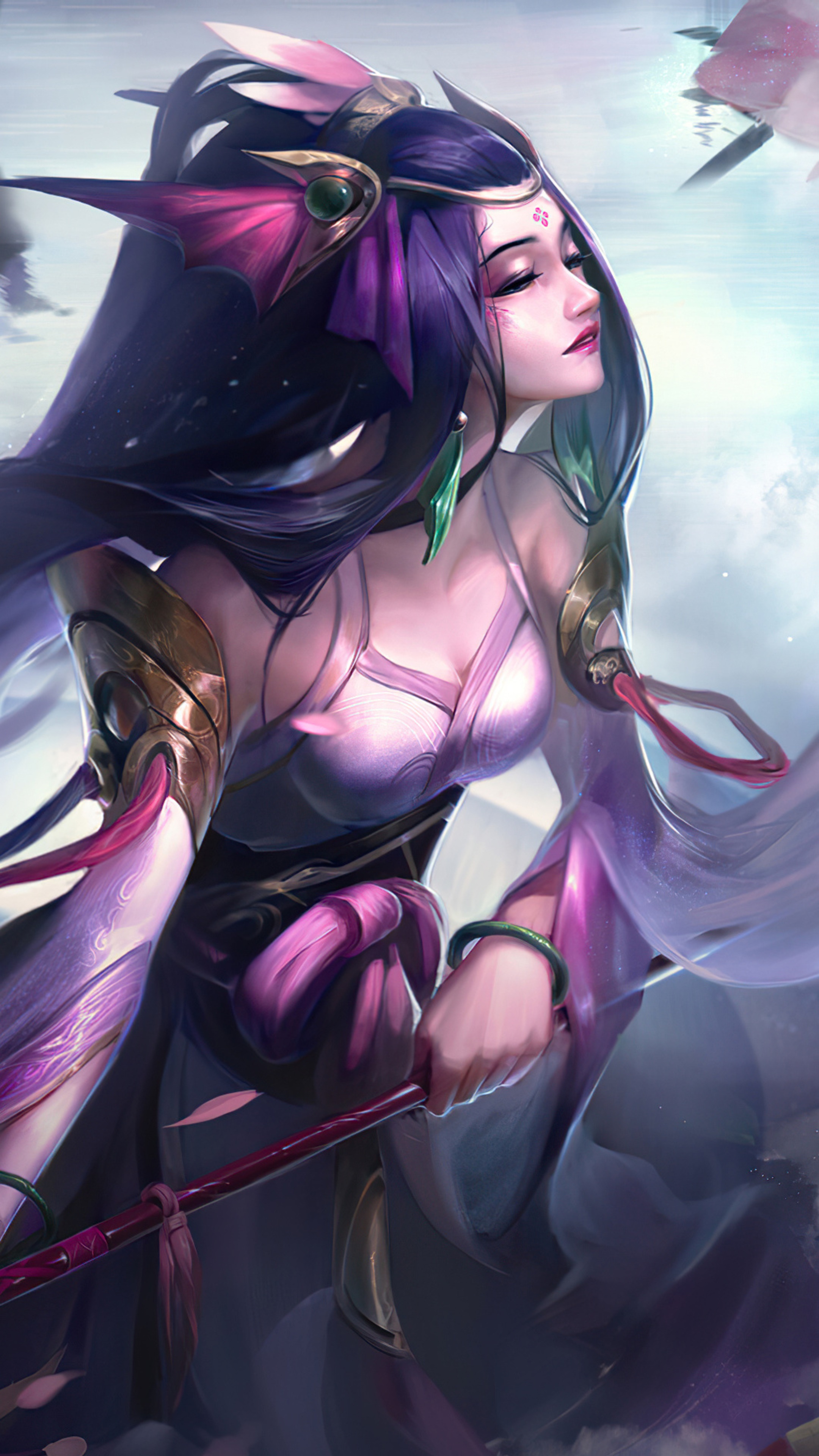 Ionia Nami from League of Legends HD Phone Wallpaper