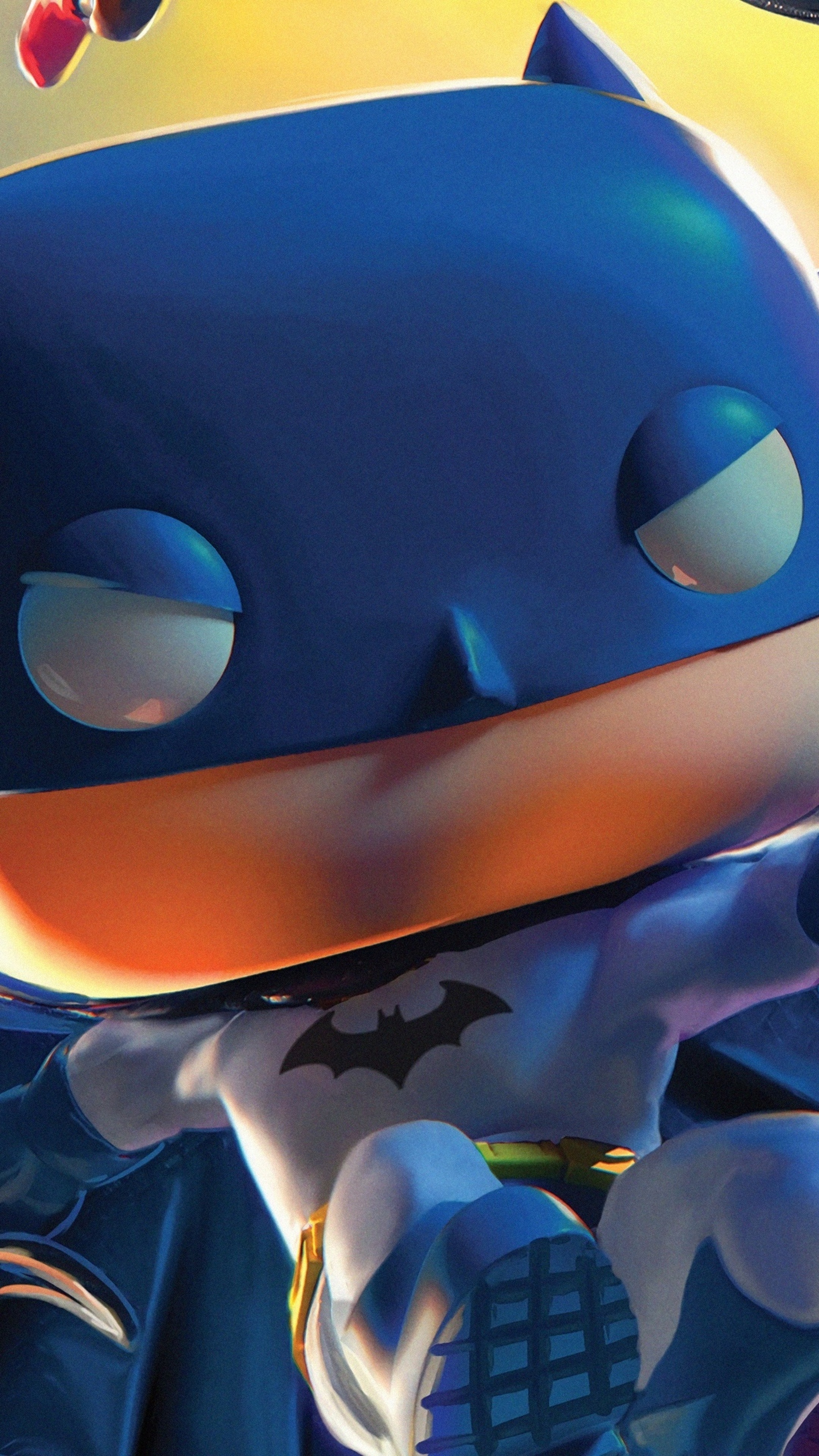 Batman Funko Pop Artwork 4K HD Phone Wallpaper