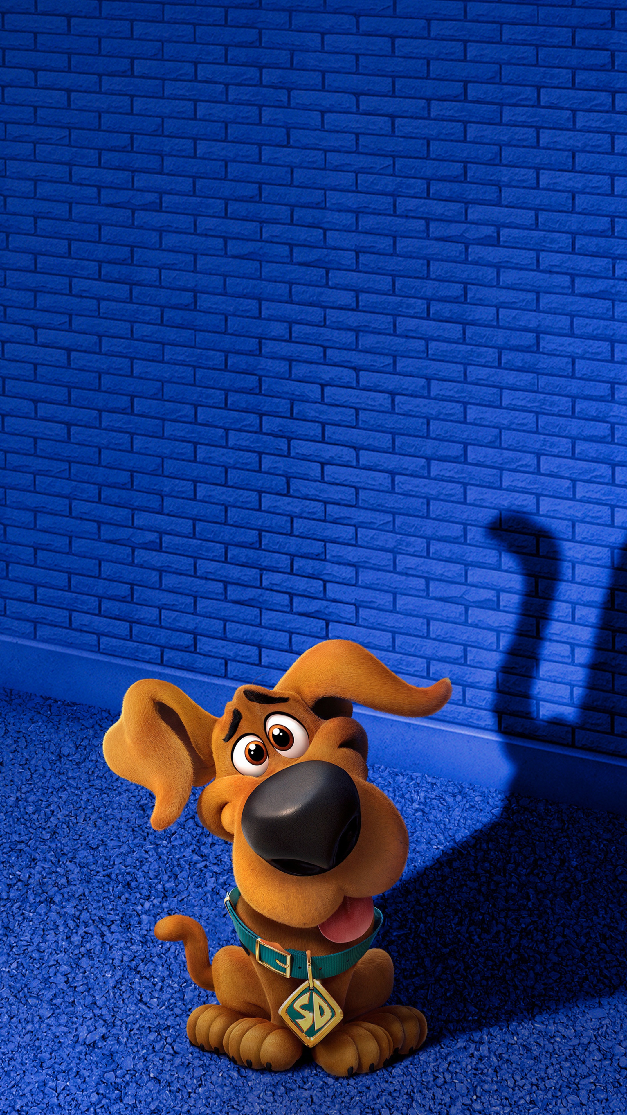 Scooby-Doo from Scoob! 4K HD Phone Wallpaper