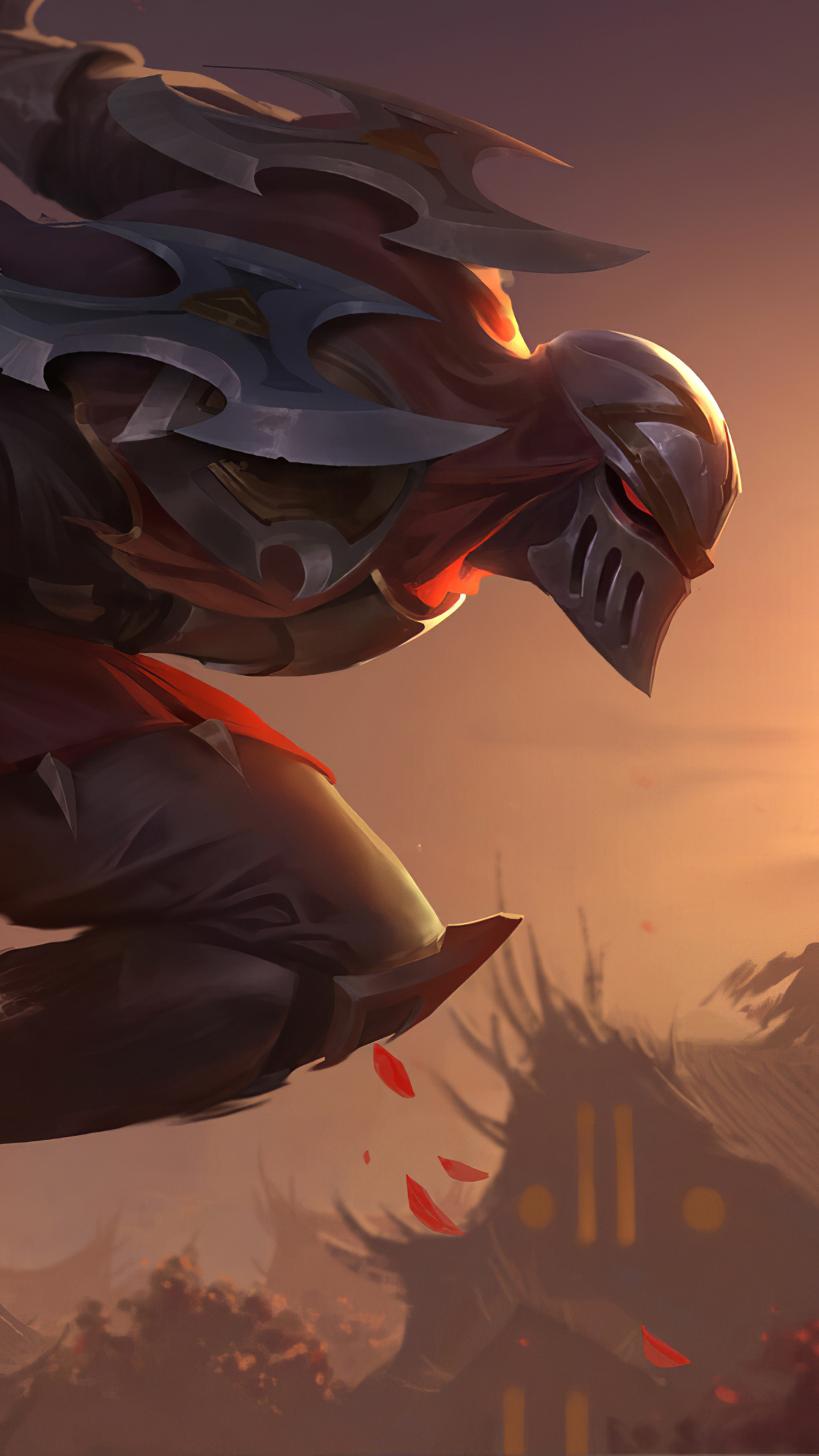 Zed from League of Legends artwork HD Phone Wallpaper