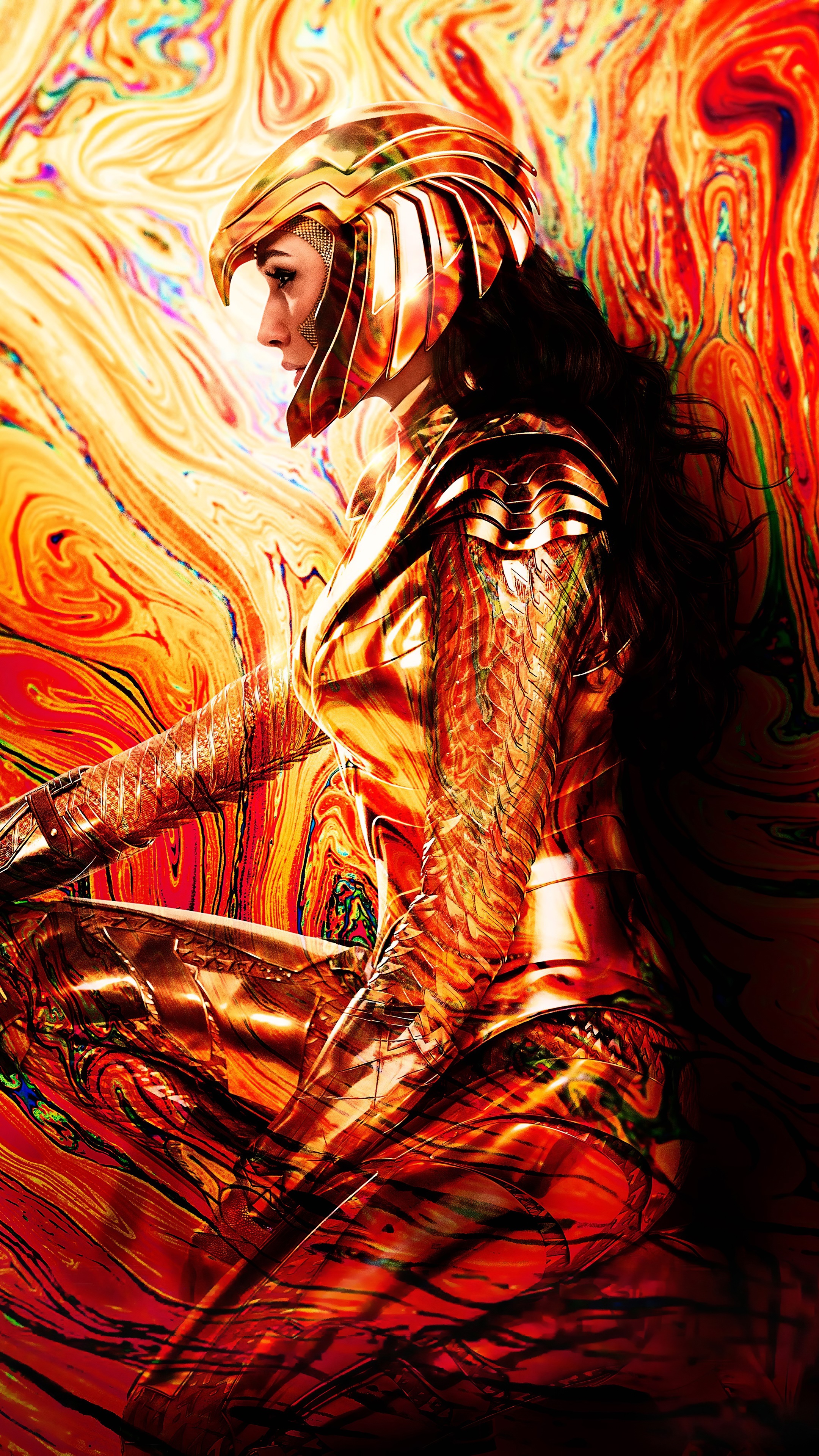 Wonder Woman from Wonder Woman 1984 HD Phone Wallpaper