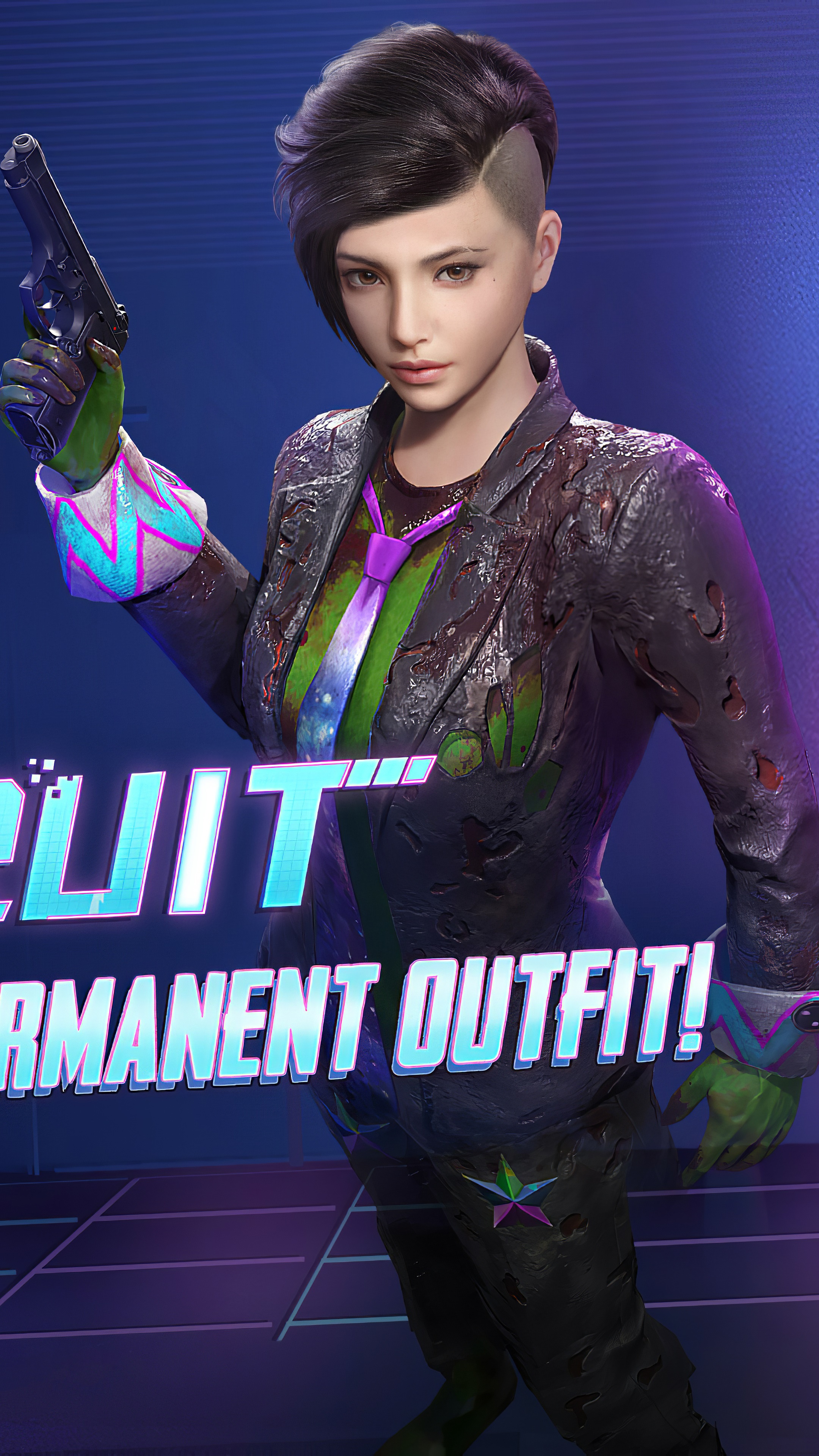 PUBG character with permanent outfit HD Phone Wallpaper