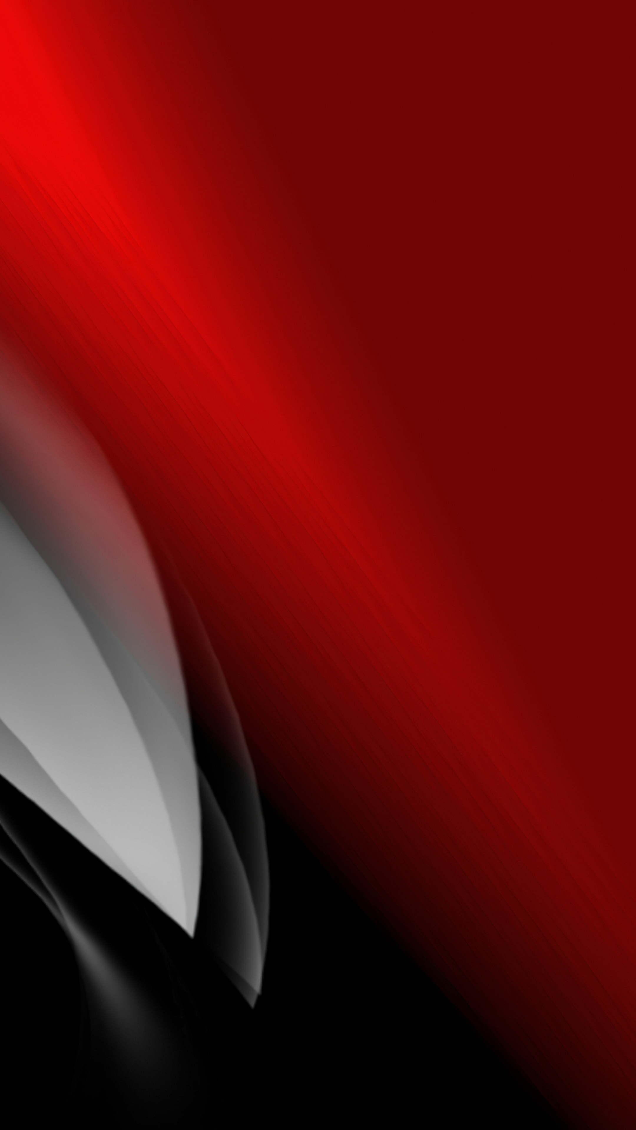 Abstract Red and Black Waves 4K HD Phone Wallpaper