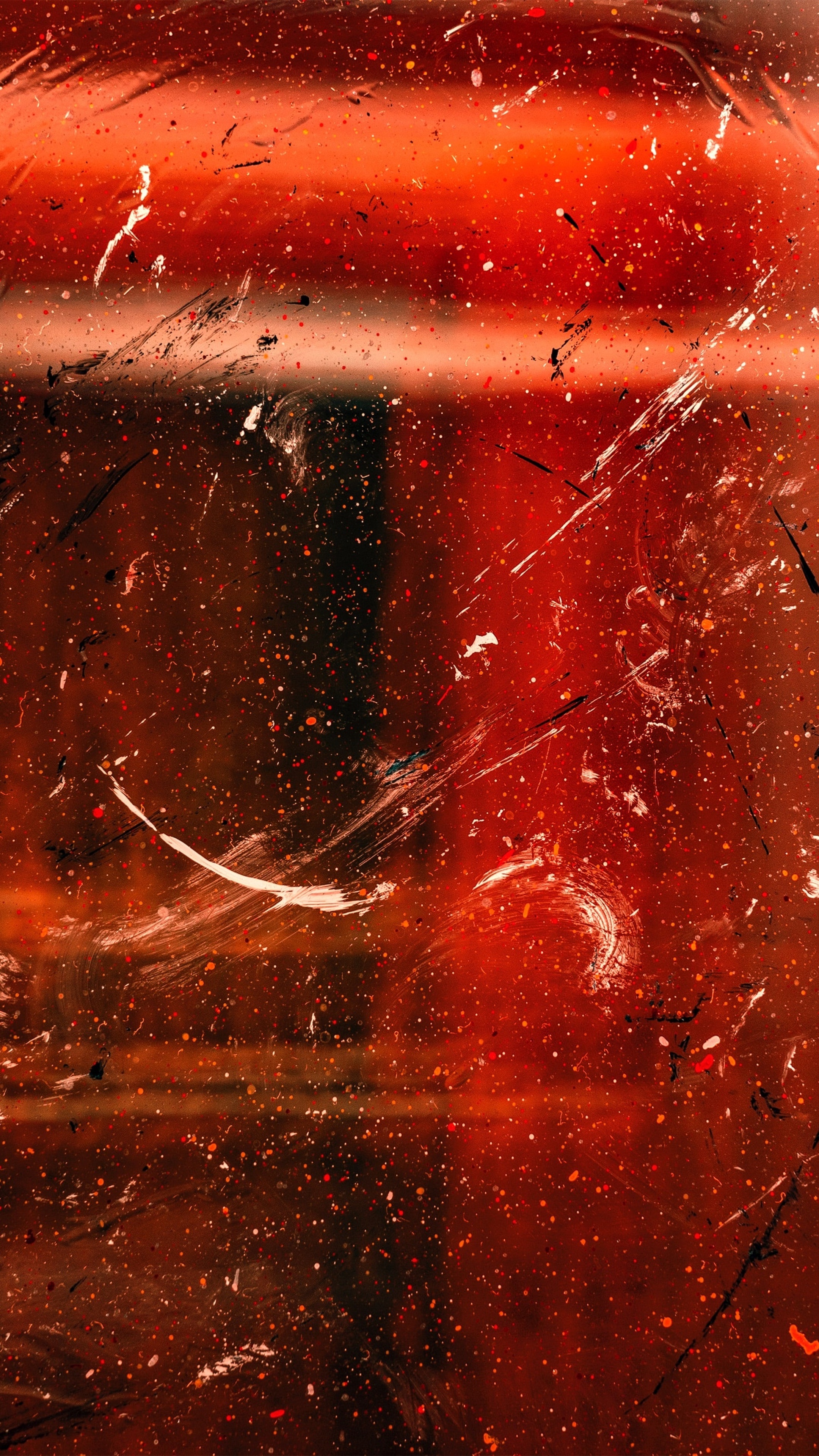 Abstract red and black texture with scratches HD Phone Wallpaper