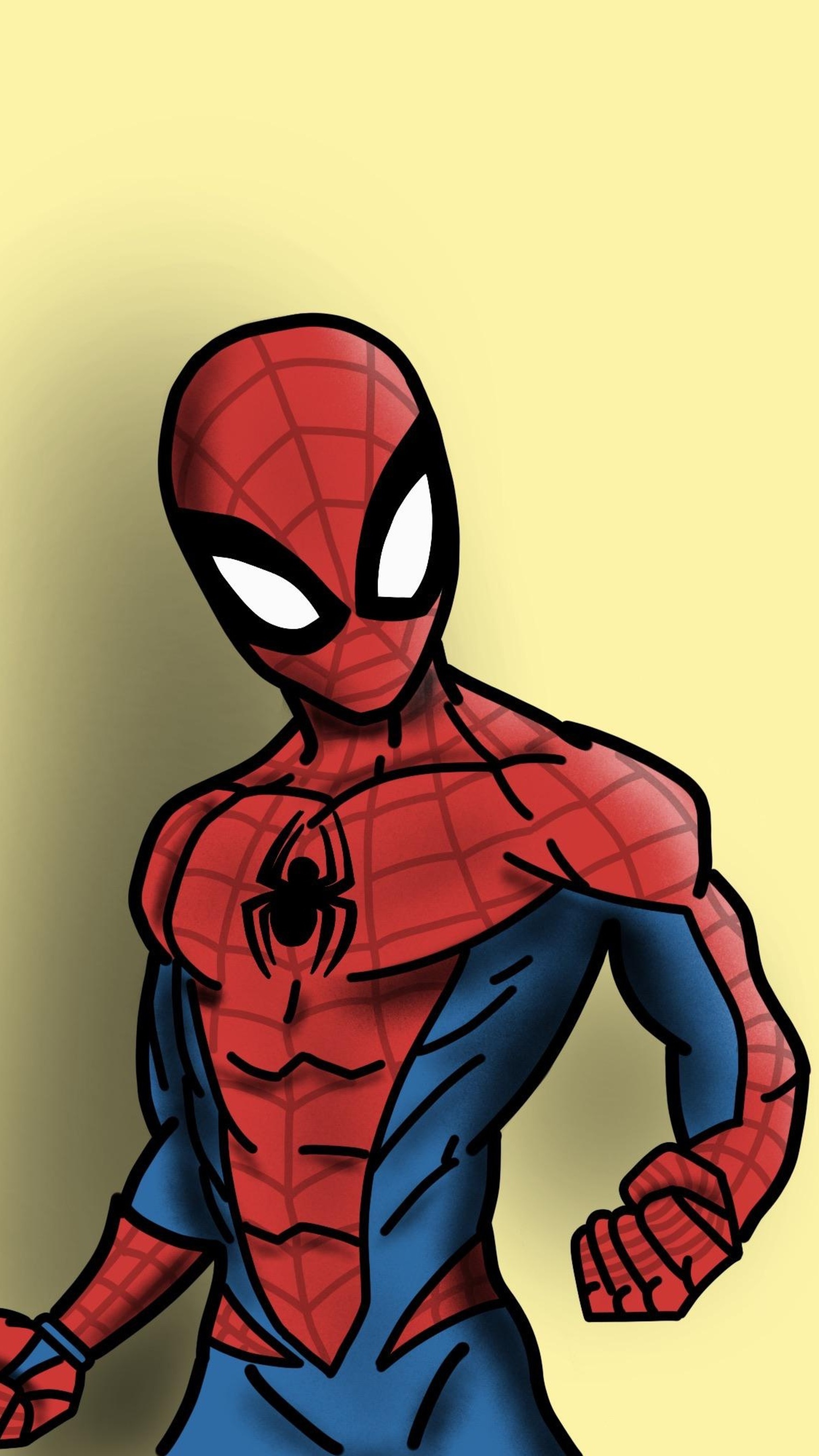 Spiderman artwork HD Phone Wallpaper