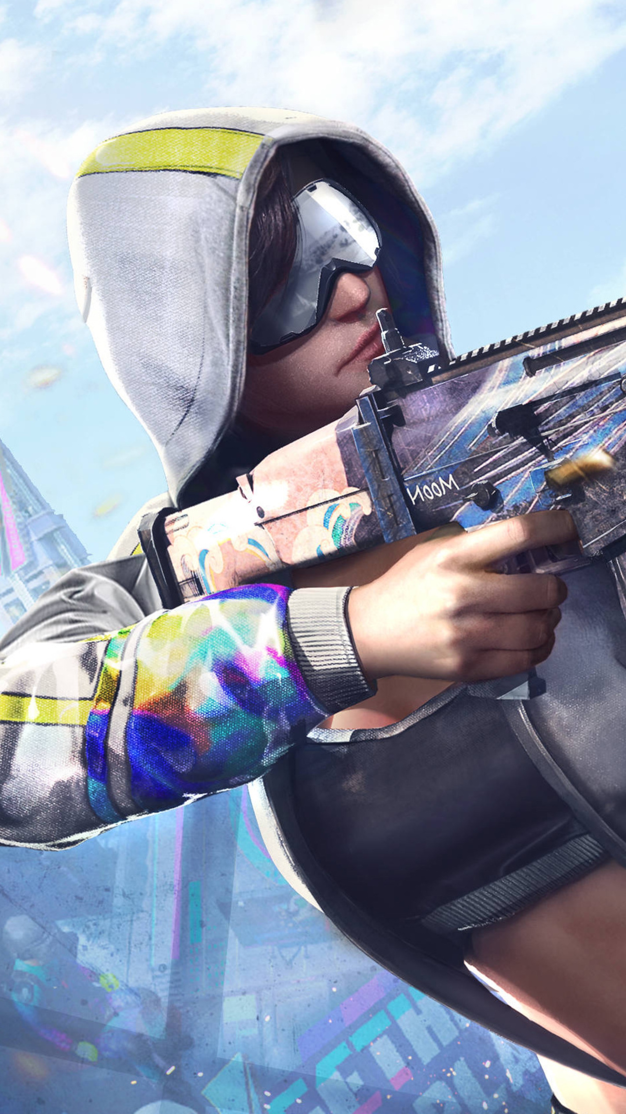 Player aiming a rifle in PlayerUnknown's Battlegrounds HD Phone Wallpaper