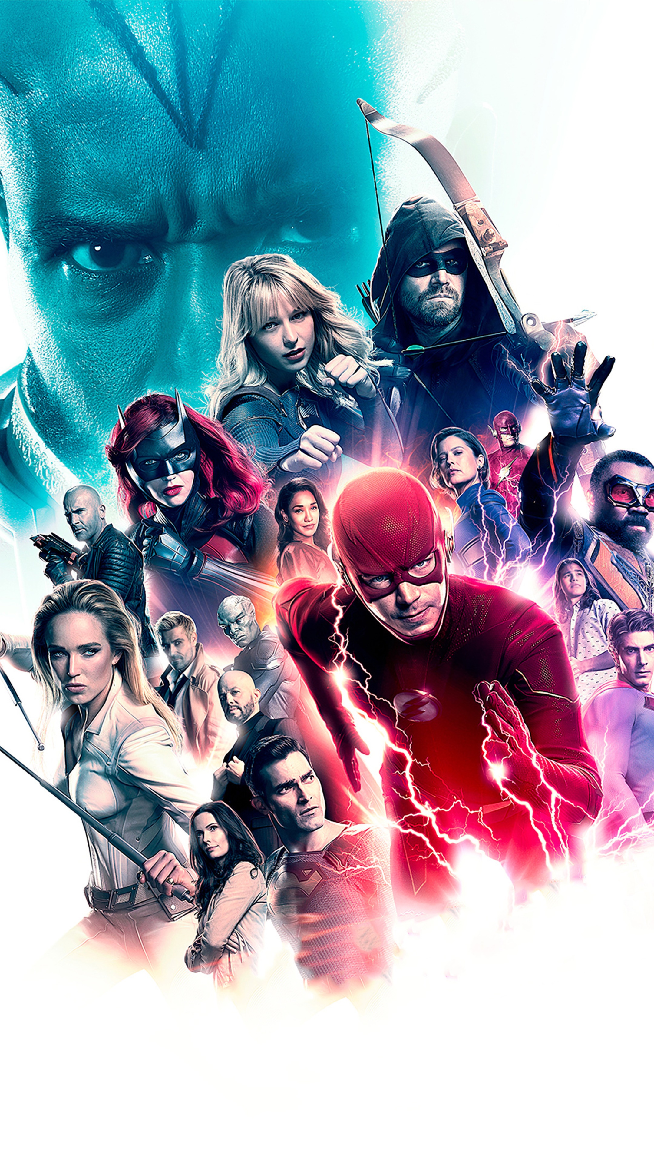 Crisis on Infinite Earths TV Show 4K HD Phone Wallpaper